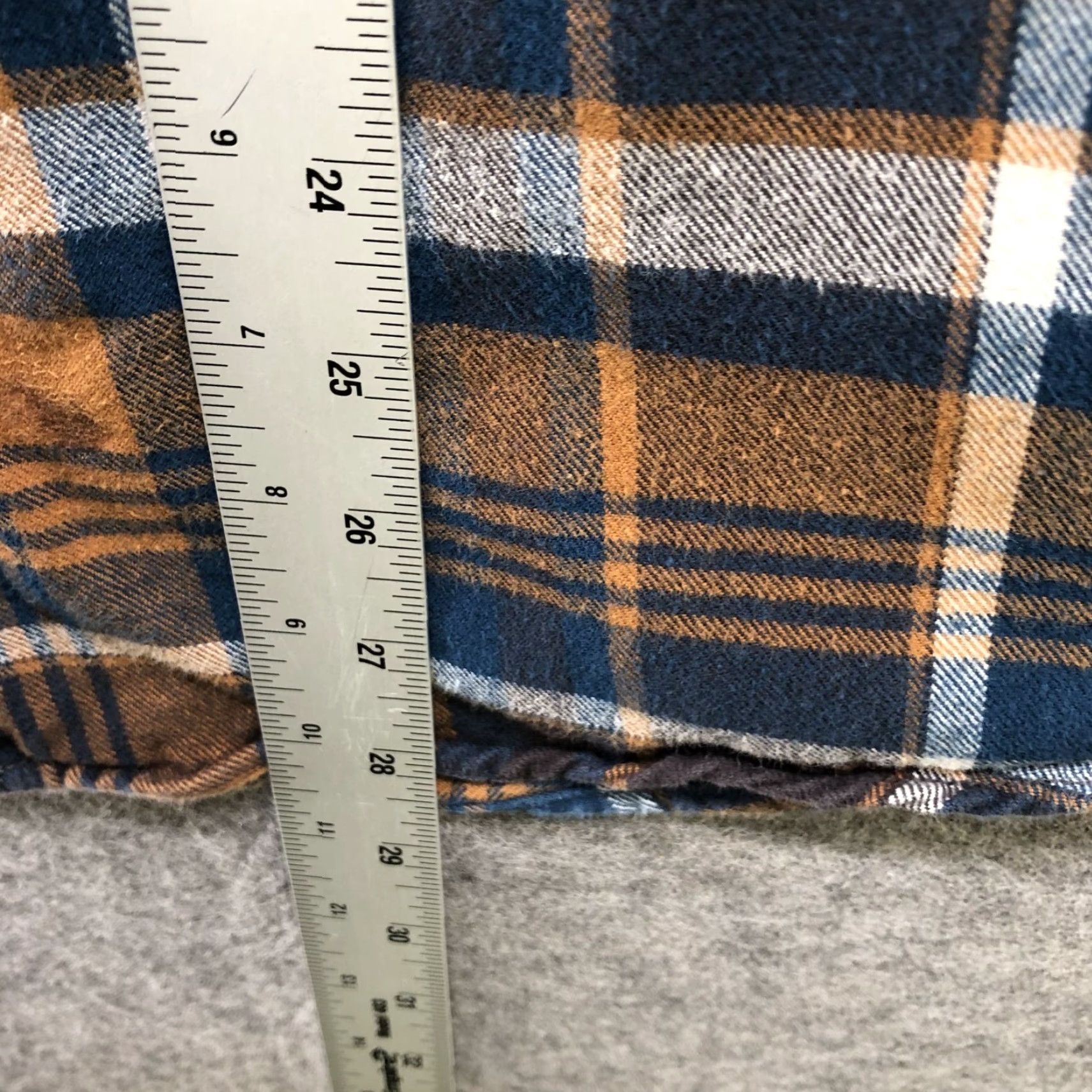 Eddie Bauer VINTAGE Eddie Bauer Flannel Shirt Mens L Classic Fit Brown Blue Plaid Thick Cotton Size US L / EU 52-54 / 3 - 8 Thumbnail