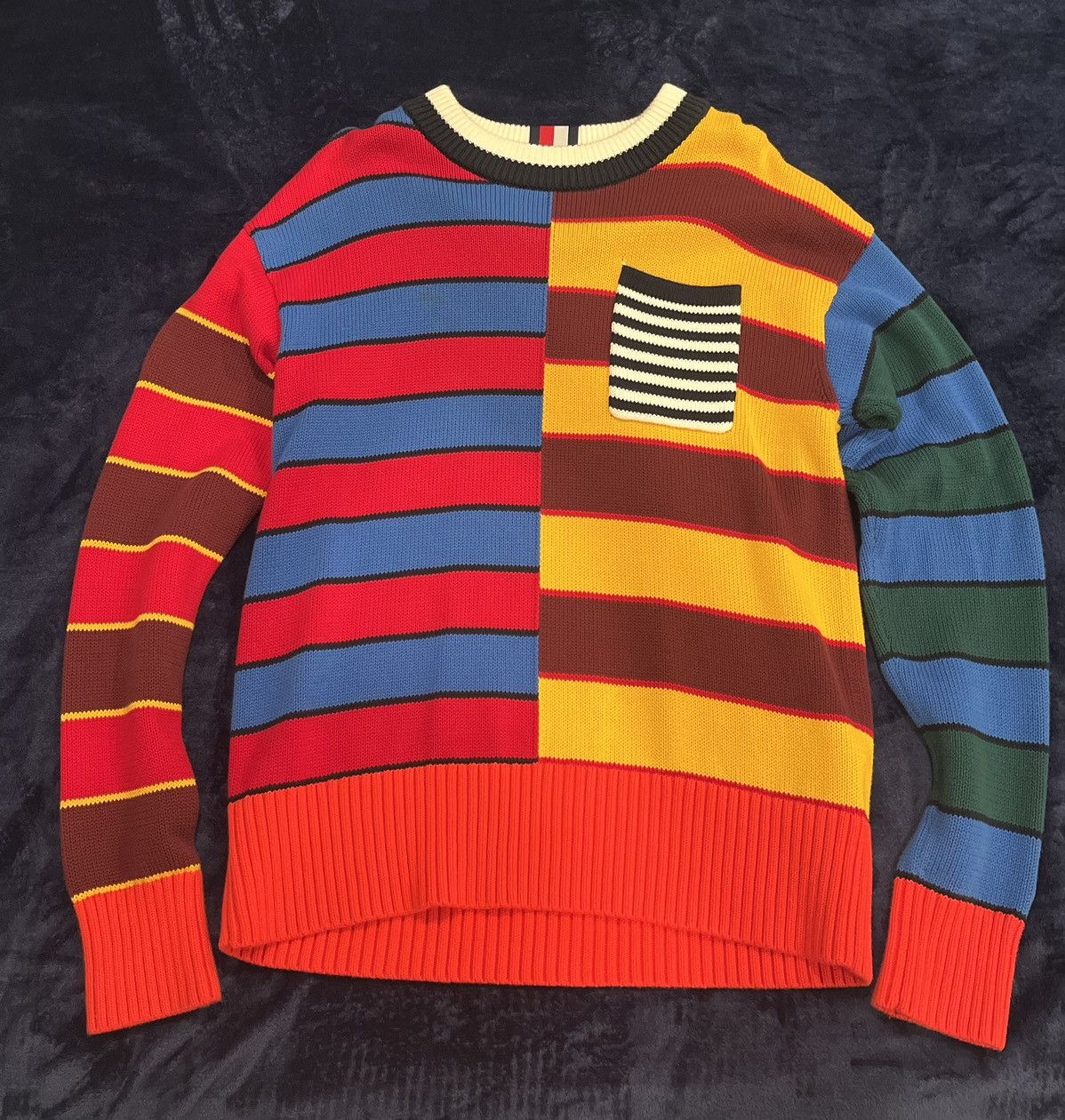 Tommy Hilfiger × Vintage Vintage Tommy Hilfiger ‘Cable Knitted Sweater’ Size US M / EU 48-50 / 2 - 1 Thumbnail