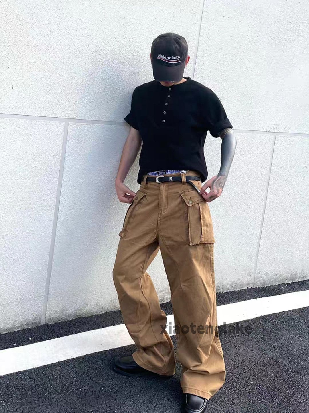Vintage Unisex outdoor utility loose baggy military cargo pants Size US 32 / EU 48 - 7 Thumbnail