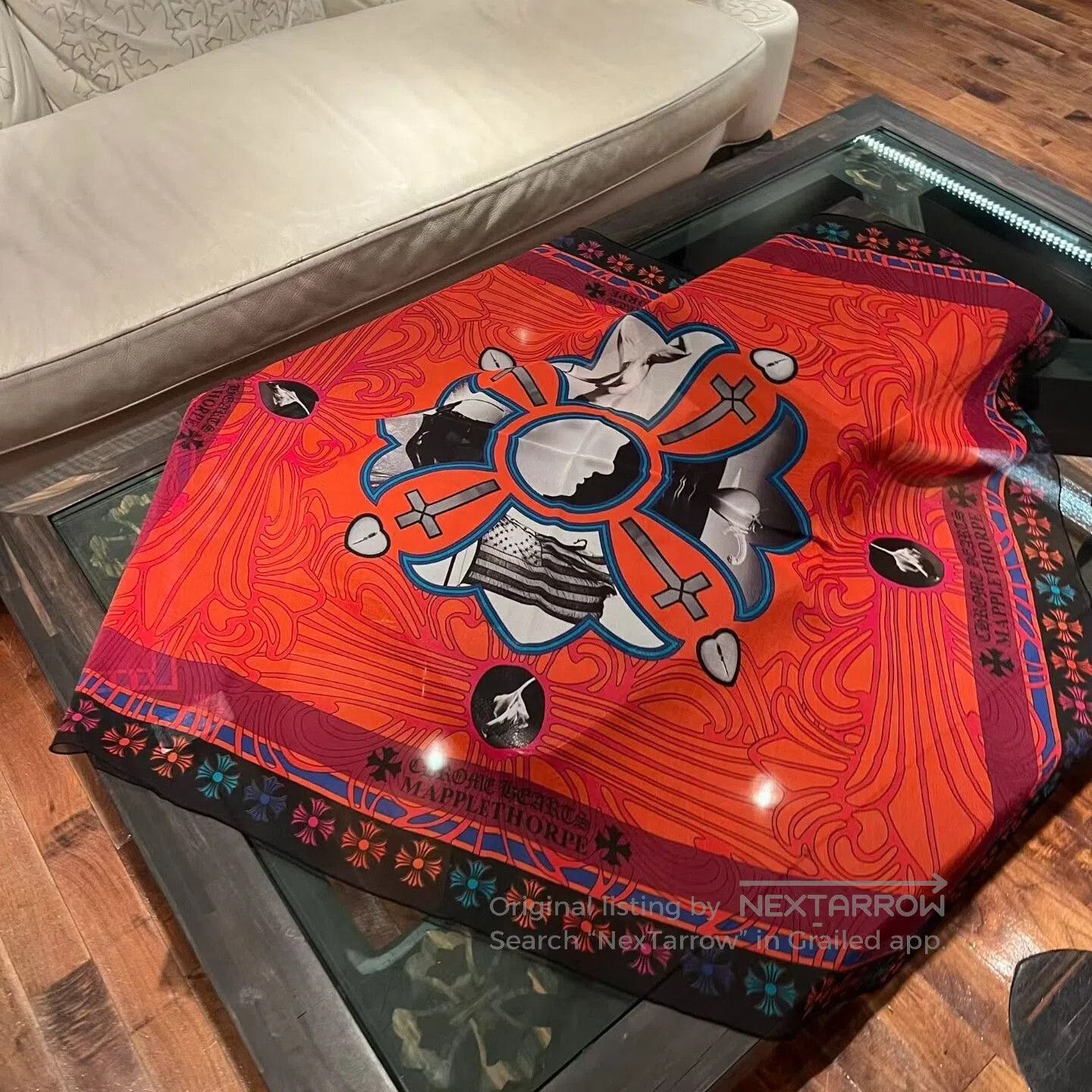 Chrome Hearts chrome hearts colorful silk scarf. Size ONE SIZE - 1 Thumbnail