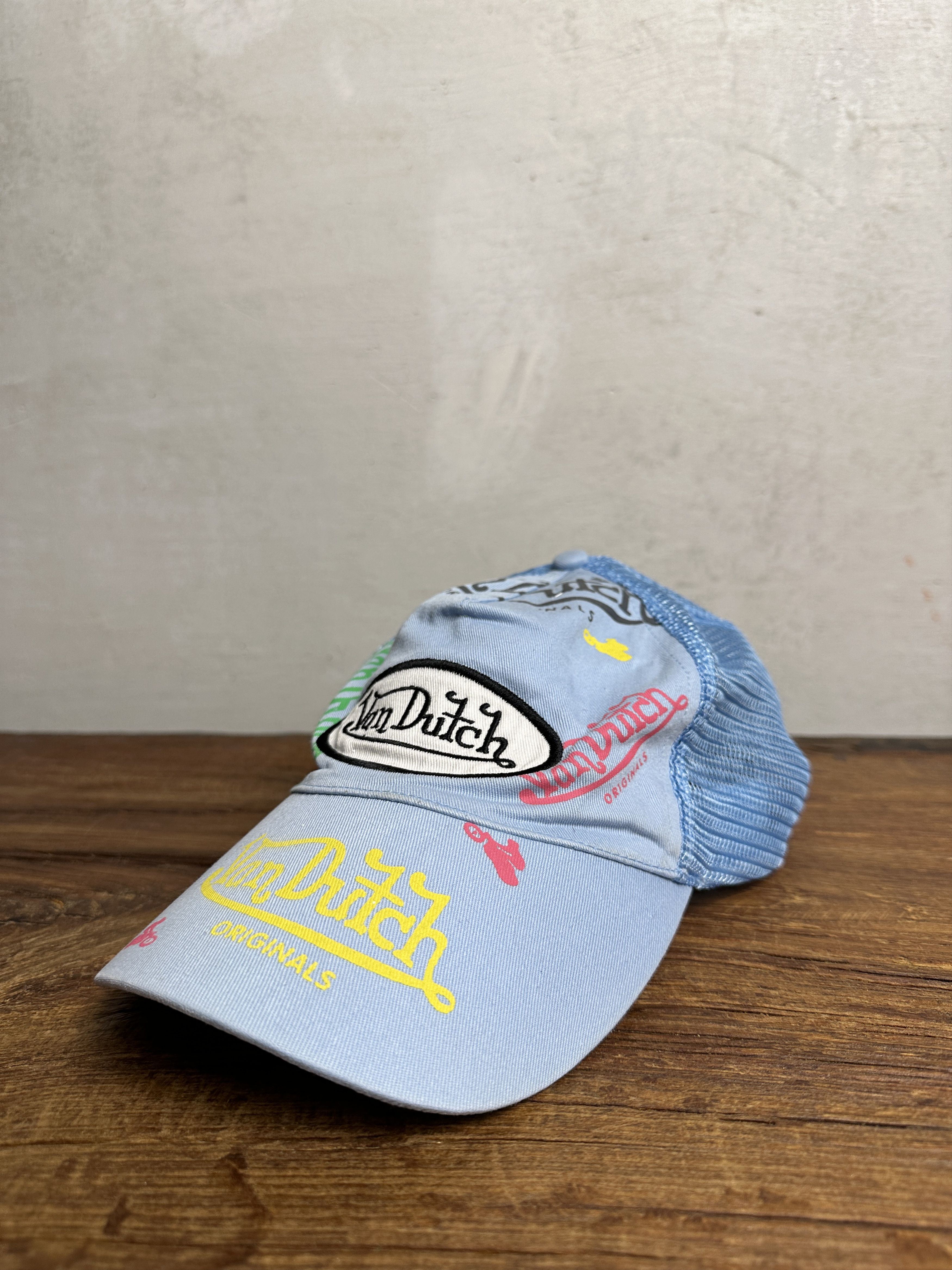 Vintage Von Dutch Logo Mesh Cap Size ONE SIZE - 1 Thumbnail