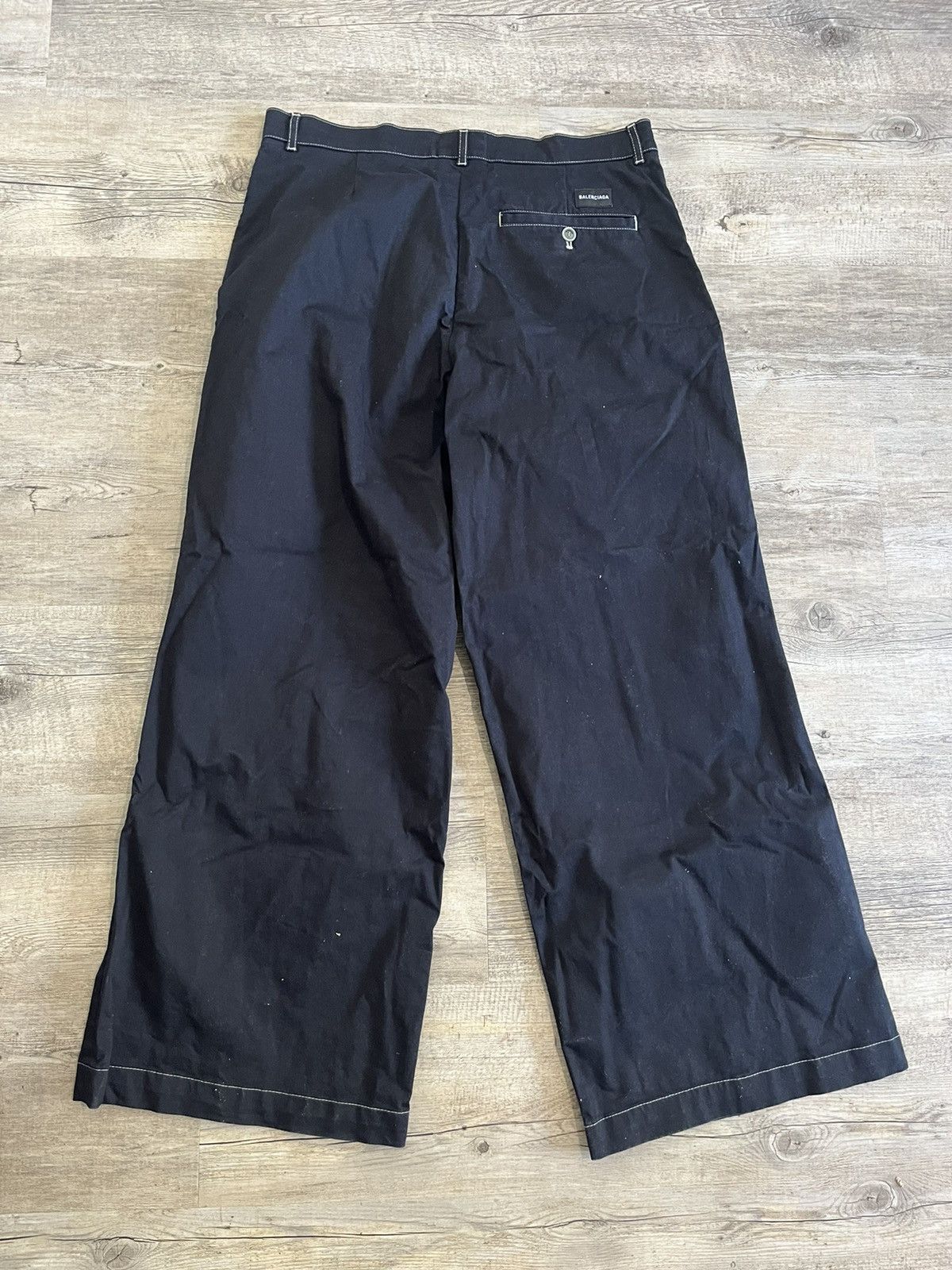 Balenciaga Wide Leg Work Pants demna Size US 32 / EU 48 - 2 Thumbnail