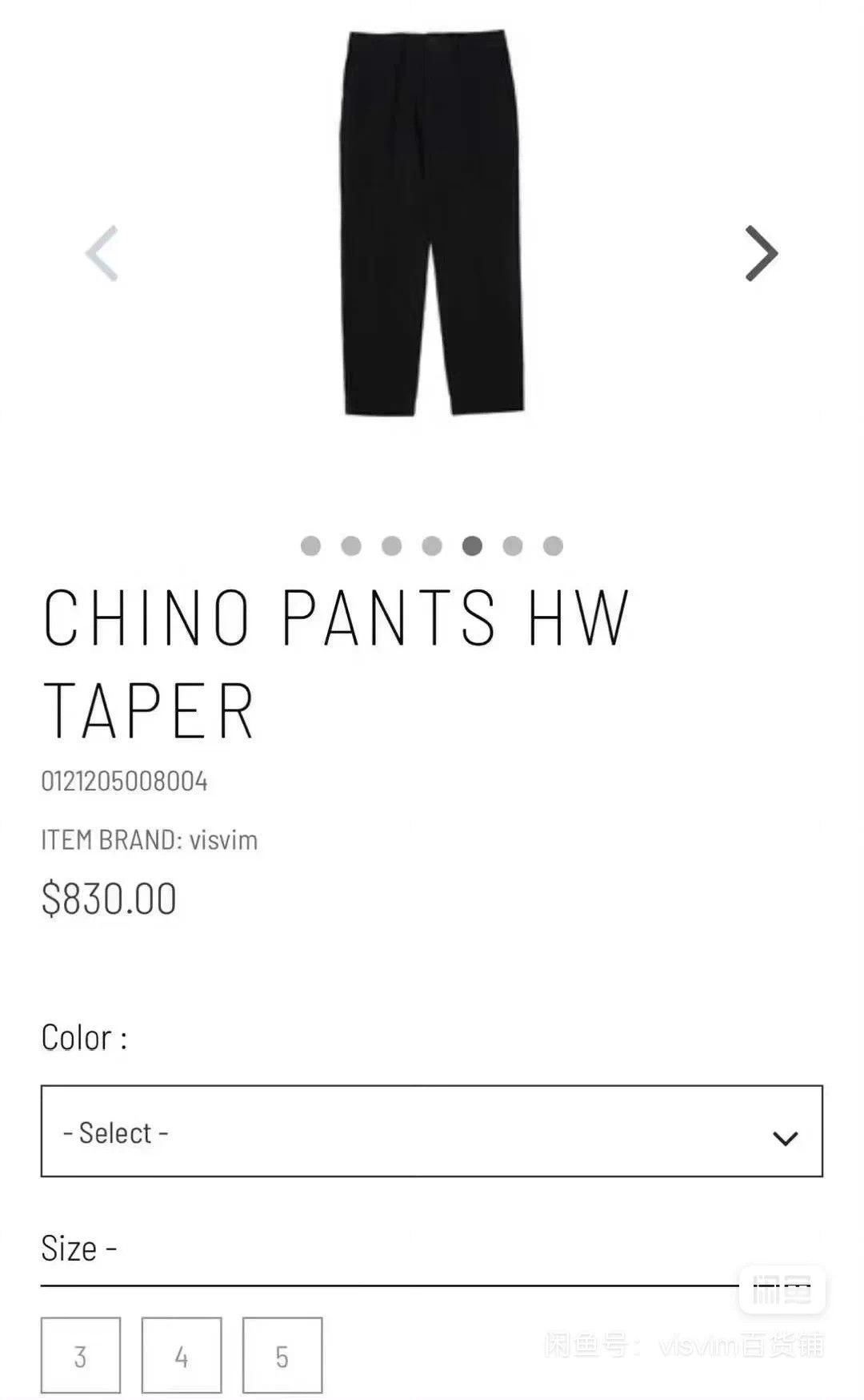 Visvim visvim 21aw hw taper chino pants navy 4, 1st wash Size US 34 / EU 50 - 7 Thumbnail