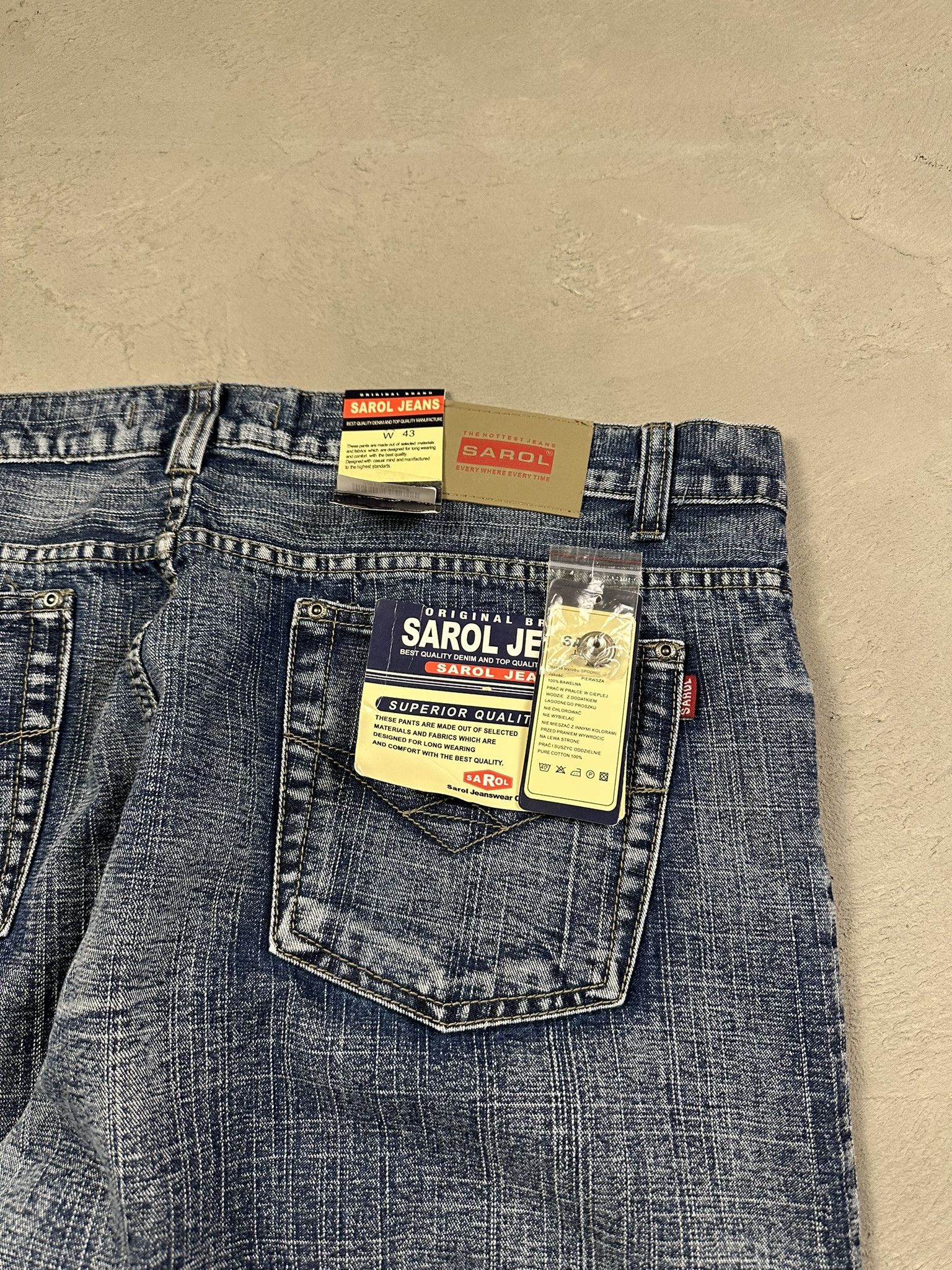Japanese Brand Vintage Y2k Japanese Oversized Baggy Faded Pants Size US 43 - 5 Thumbnail