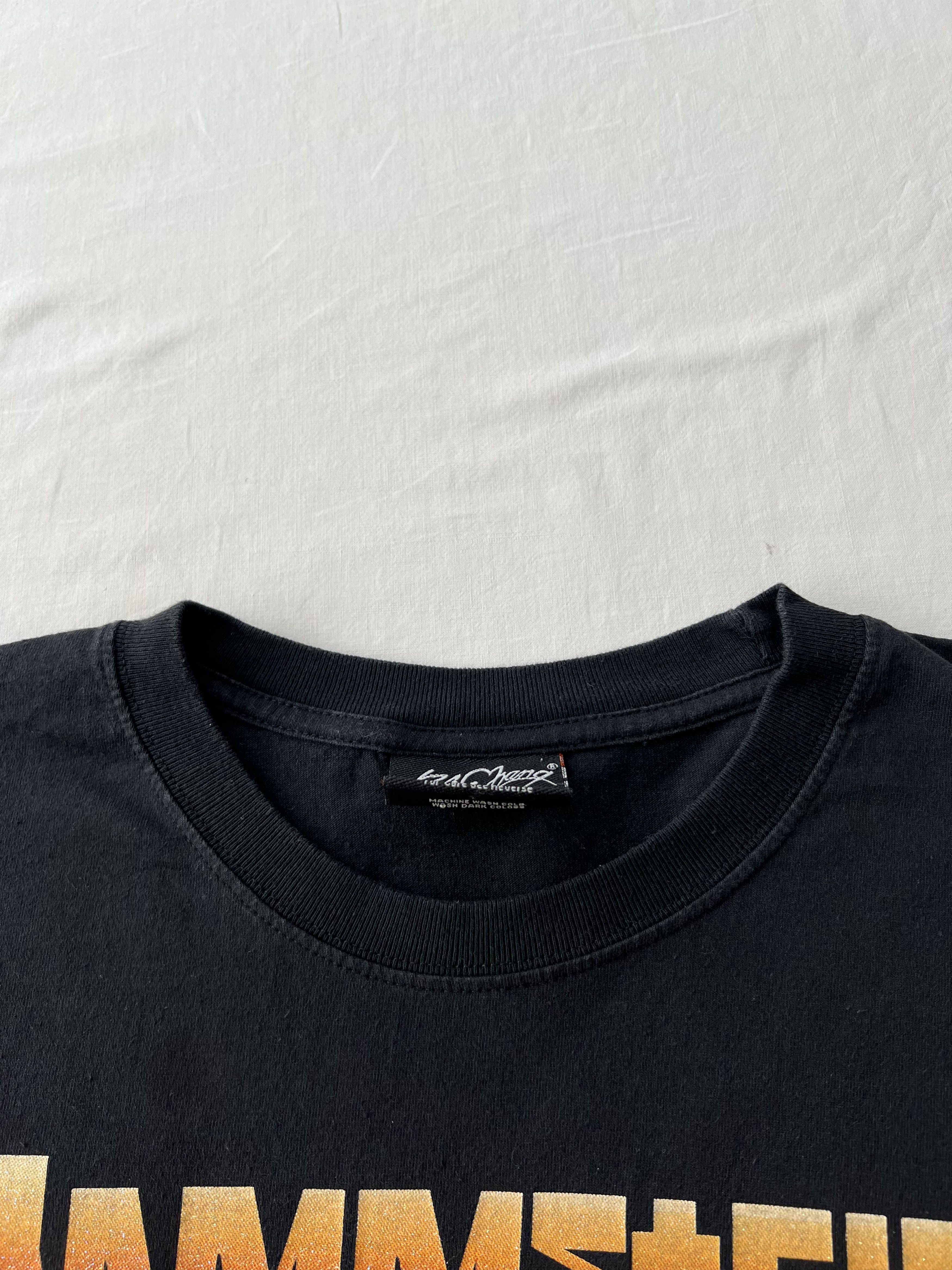 Band Tees Vintage 90s Rammstein Sehnsucht Black T-shirt Size US L / EU 52-54 / 3 - 10 Thumbnail