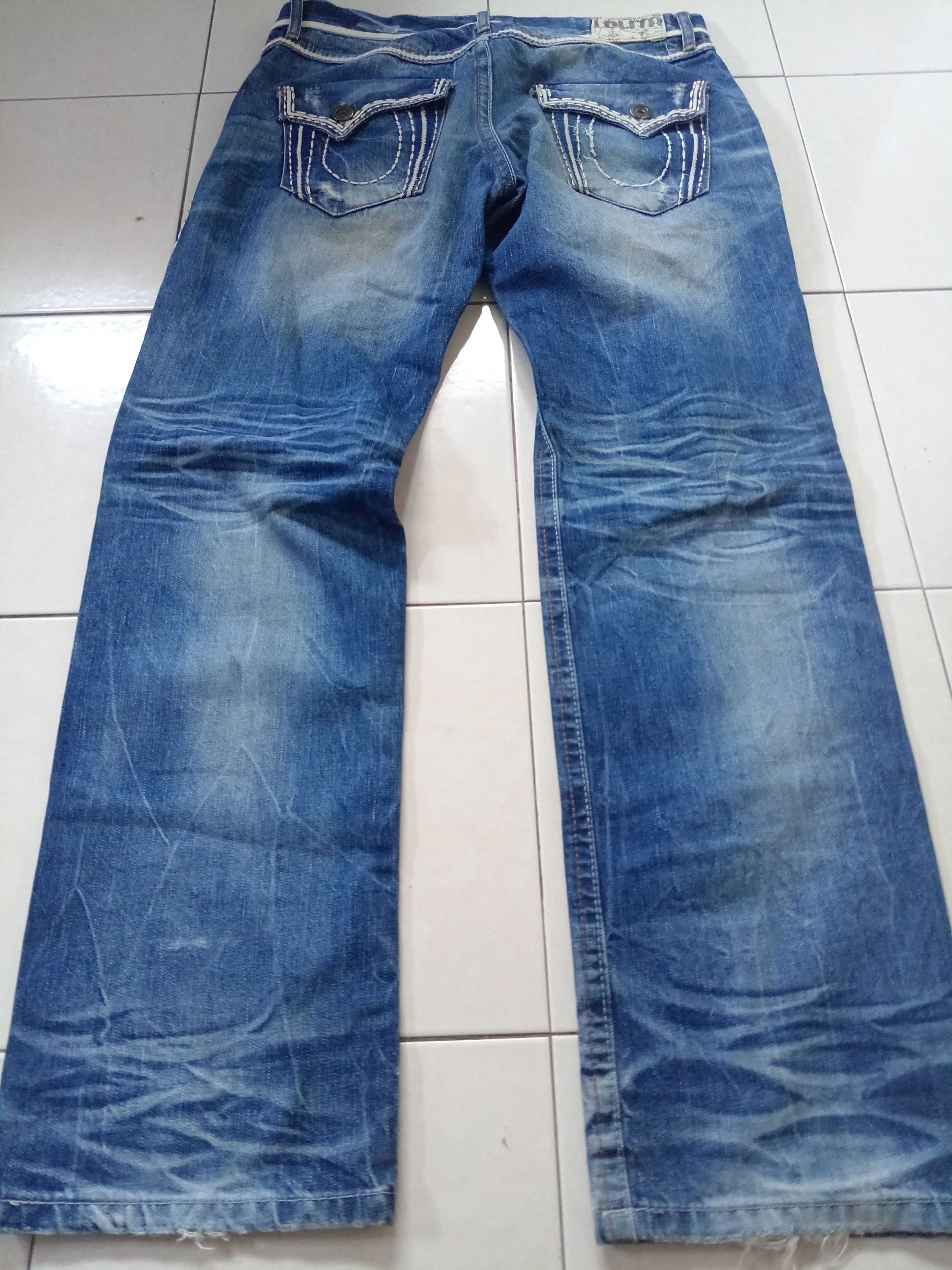Lolita Jeans Lolita faded style jeans size 34/35 Size US 34 / EU 50 - 1 Thumbnail
