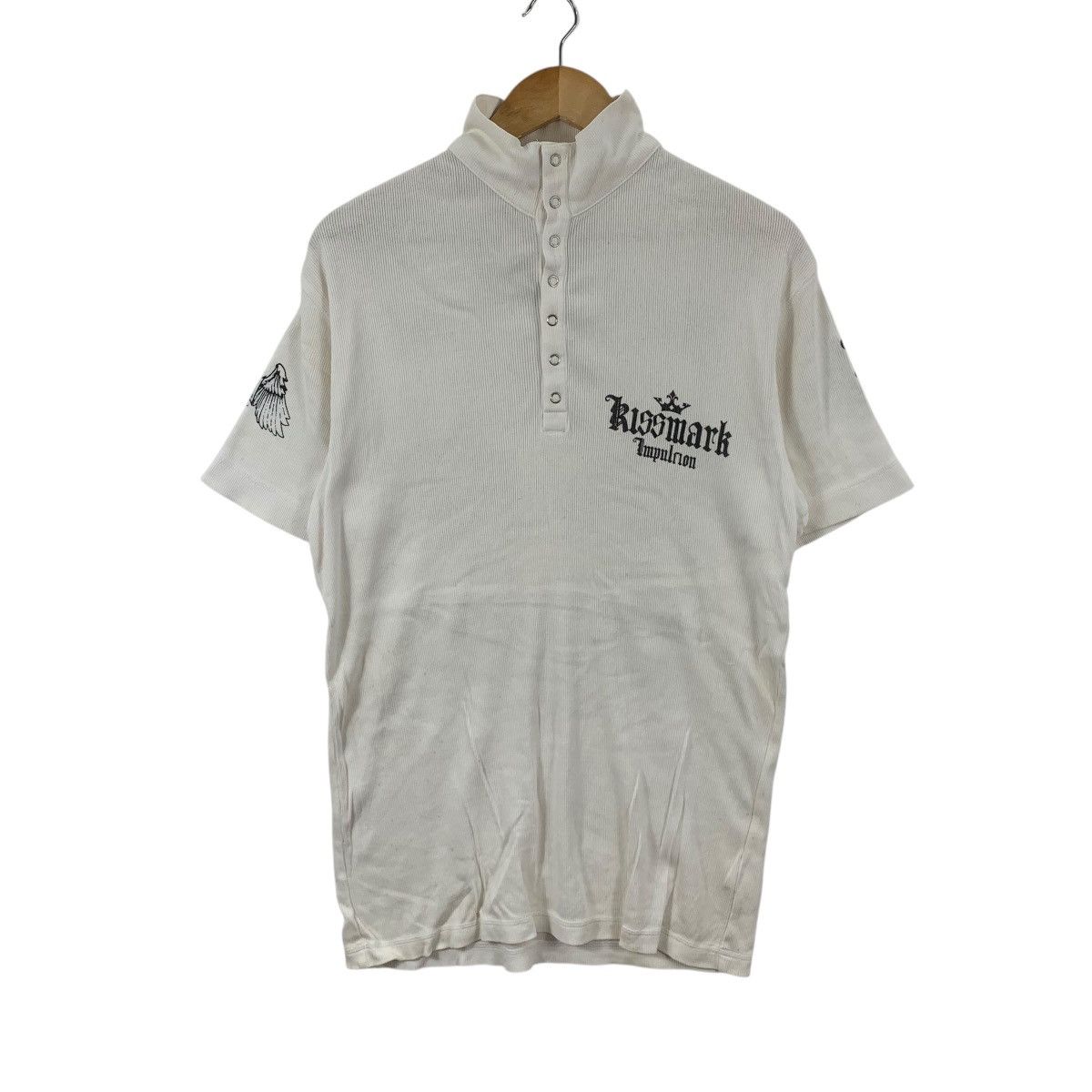 Other KISSMARK JAPAN Nobody Is Equal Bones Skull Polo Tee Shirt Size US S / EU 44-46 / 1 - 5 Thumbnail