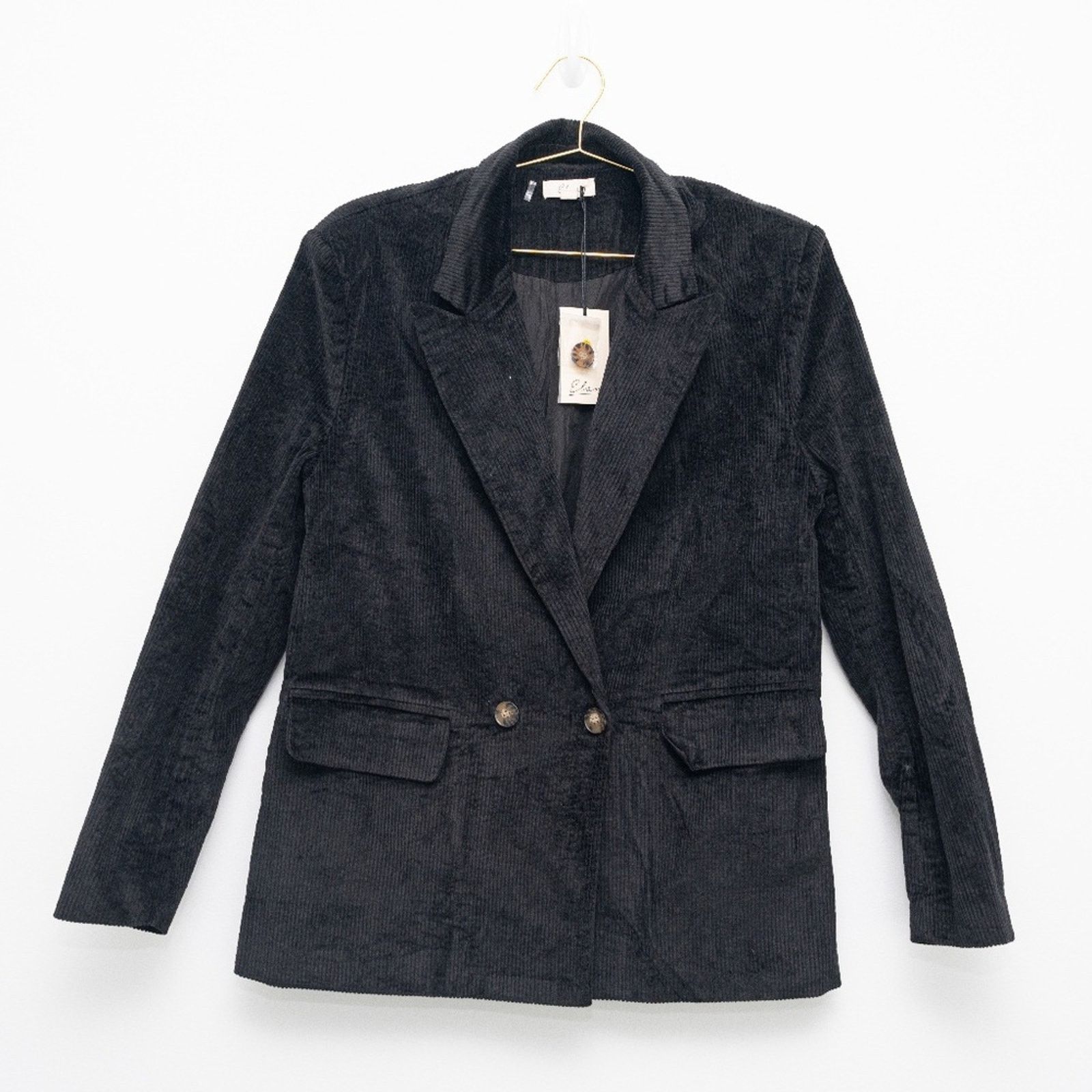 ELAN Elan. Cassie Oversized Corduroy Blazer Size L / US 10 / IT 46 - 2 Thumbnail