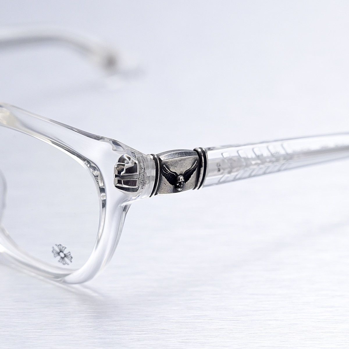 Chrome Hearts CHROME HEARTS WELL HELL YEAH CRYSTAL GLASSES Size ONE SIZE - 3 Thumbnail