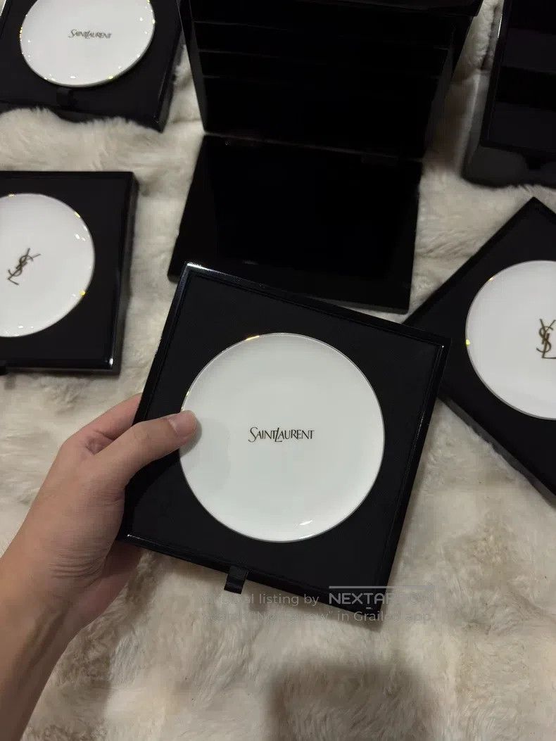 Saint Laurent Paris Saint Laurent Paris Plate Set Size ONE SIZE - 2 Thumbnail