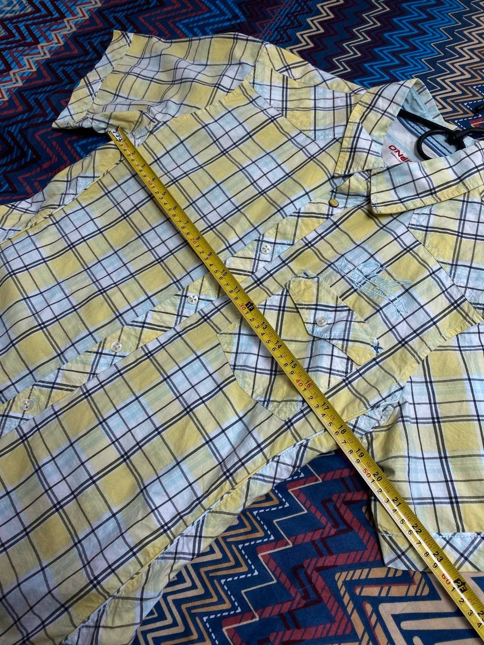O'Neill × Vintage short sleeves checkered shirt nice design Size US XL / EU 56 / 4 - 9 Thumbnail