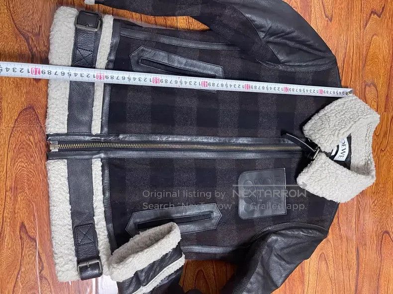 Loewe Loewe Men's Winter Coat, Wool, Cashmere and Leather Patchw Size US M / EU 48-50 / 2 - 5 Thumbnail