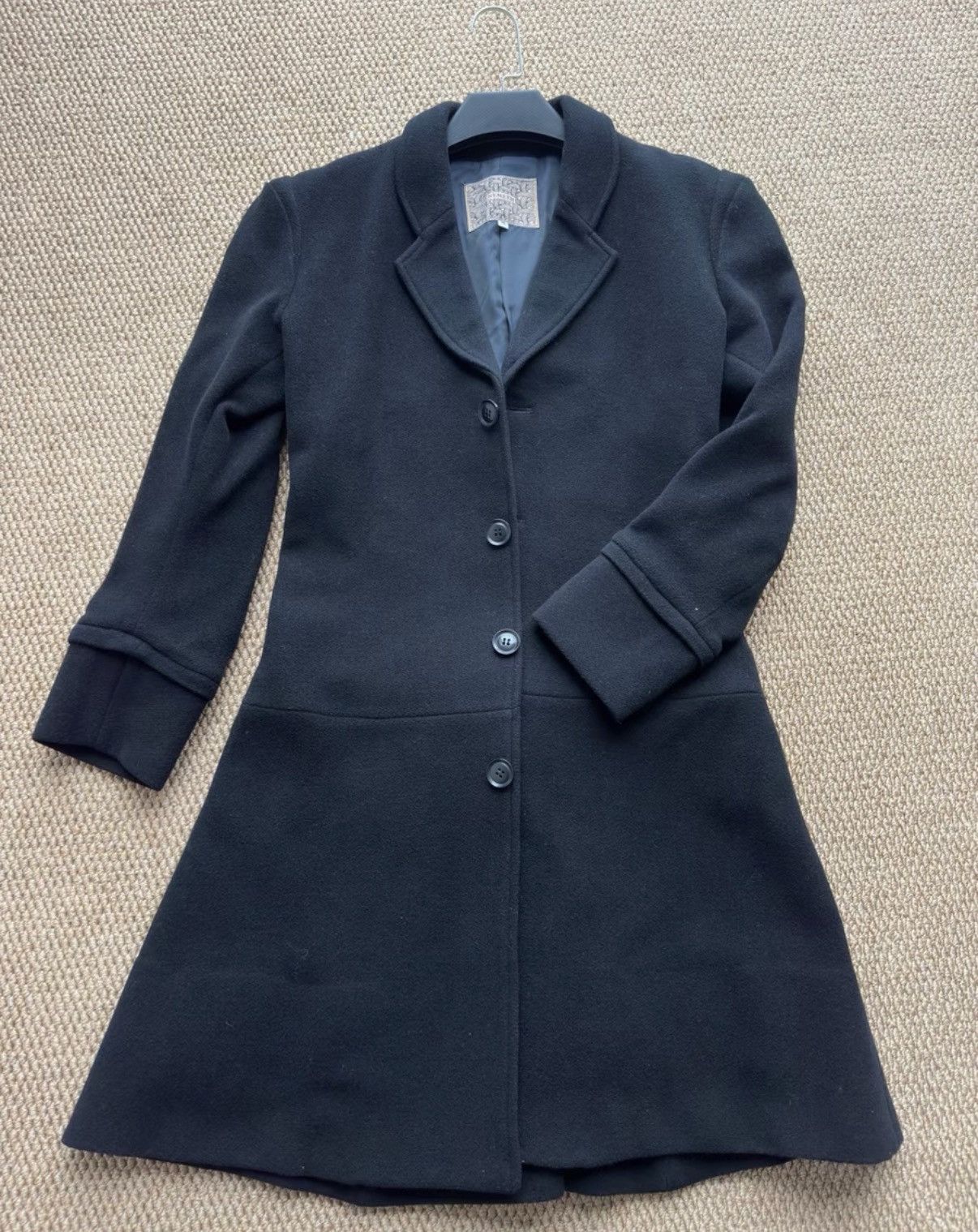 Christopher Nemeth Christopher Nemeth Black Wool Coat K23 Size US M / EU 48-50 / 2 - 1 Thumbnail