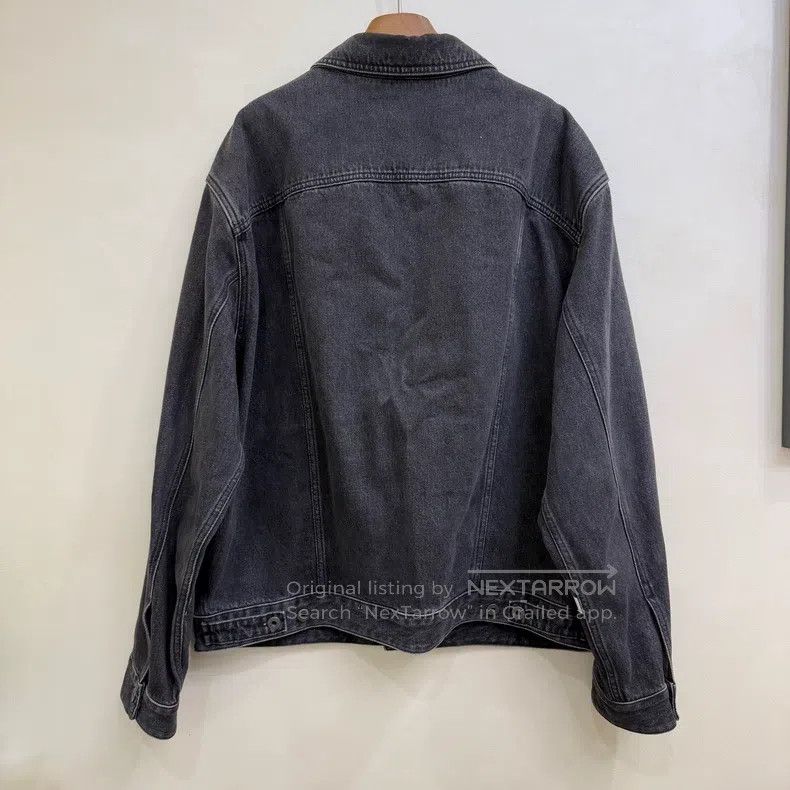 Valentino Valentino Letter-printed long-sleeved denim jacket Size US L / EU 52-54 / 3 - 2 Thumbnail