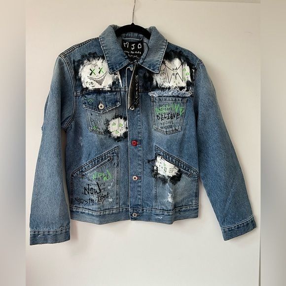 Marc Jacques Burton MJB MARC JACQUESBURTON "MJB" PAXDENIM JACKET IN BLUE EU48 US Size US M / EU 48-50 / 2 - 10 Thumbnail