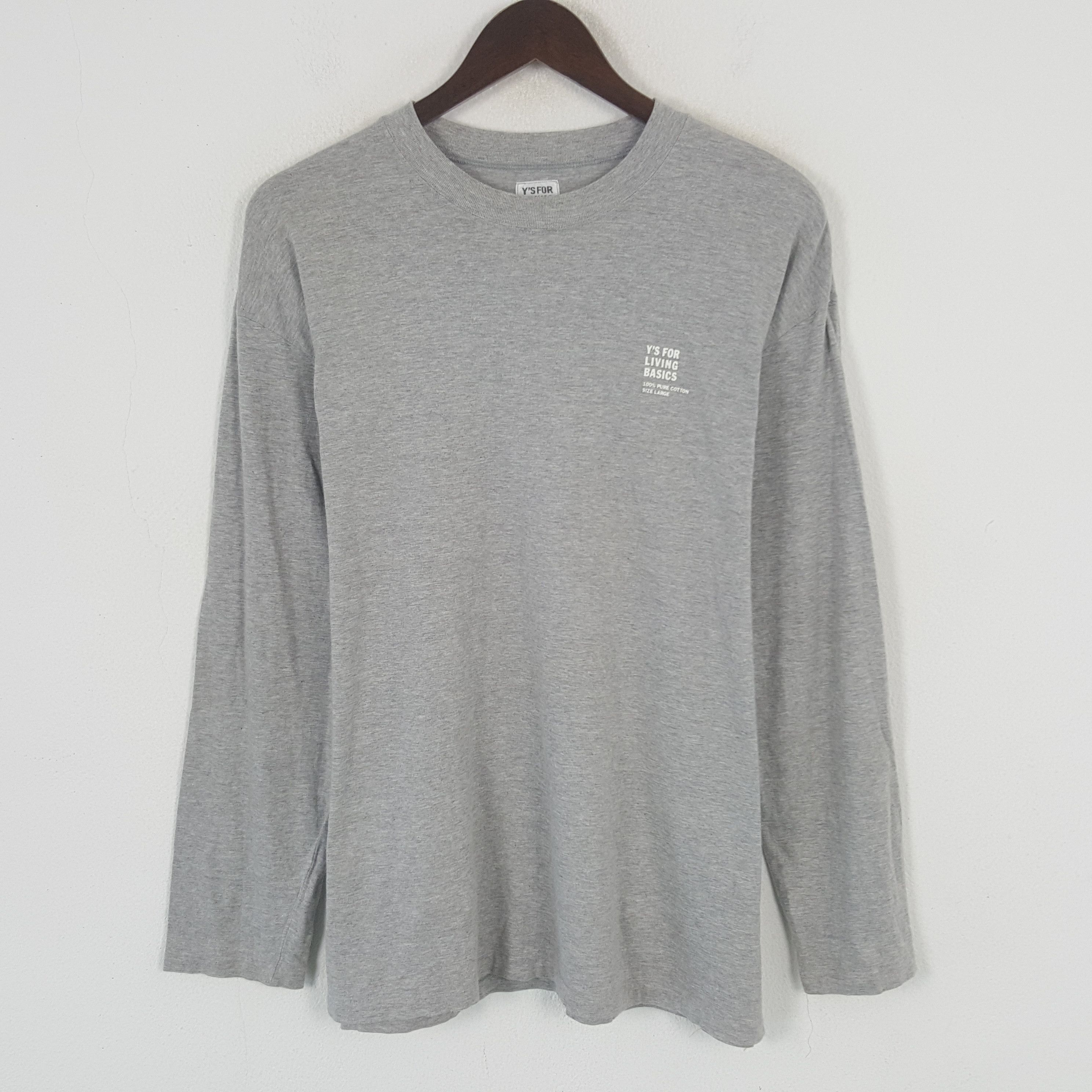 Japanese Brand × Vintage × Yohji Yamamoto Vintage Y's For Living by Yohji Yamamoto Tshirt Size US L / EU 52-54 / 3 - 1 Thumbnail