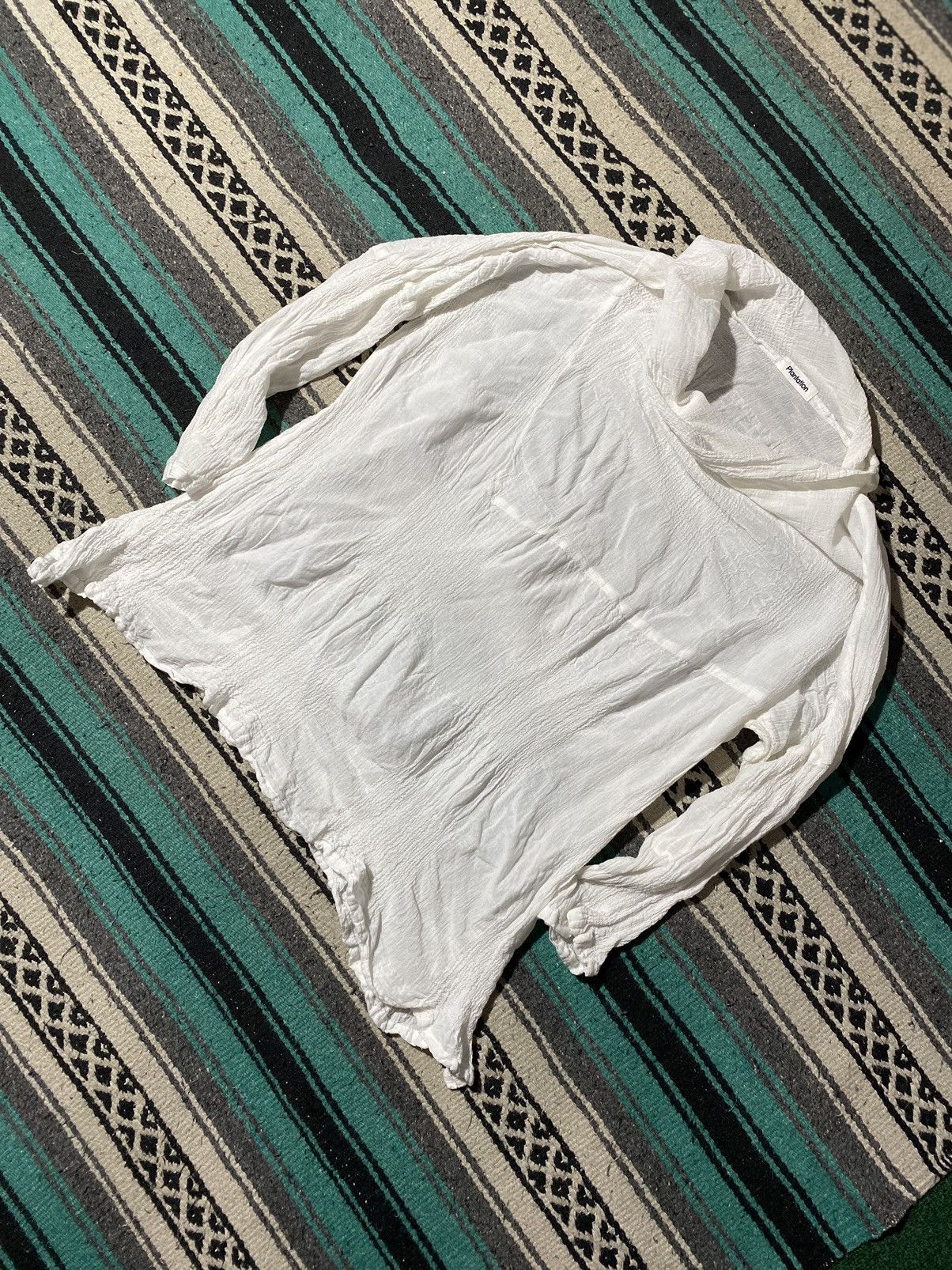 Issey Miyake Plantation true white wrinkle blouse Size M / US 6-8 / IT 42-44 - 2 Thumbnail