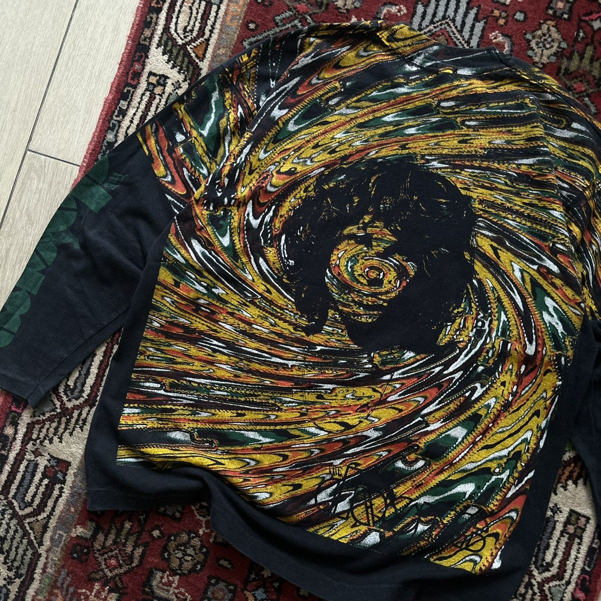 Vintage 90s The Doors Jim Morrison Psychedelic Long Sleeve Vintage Size US XL / EU 56 / 4 - 9 Thumbnail