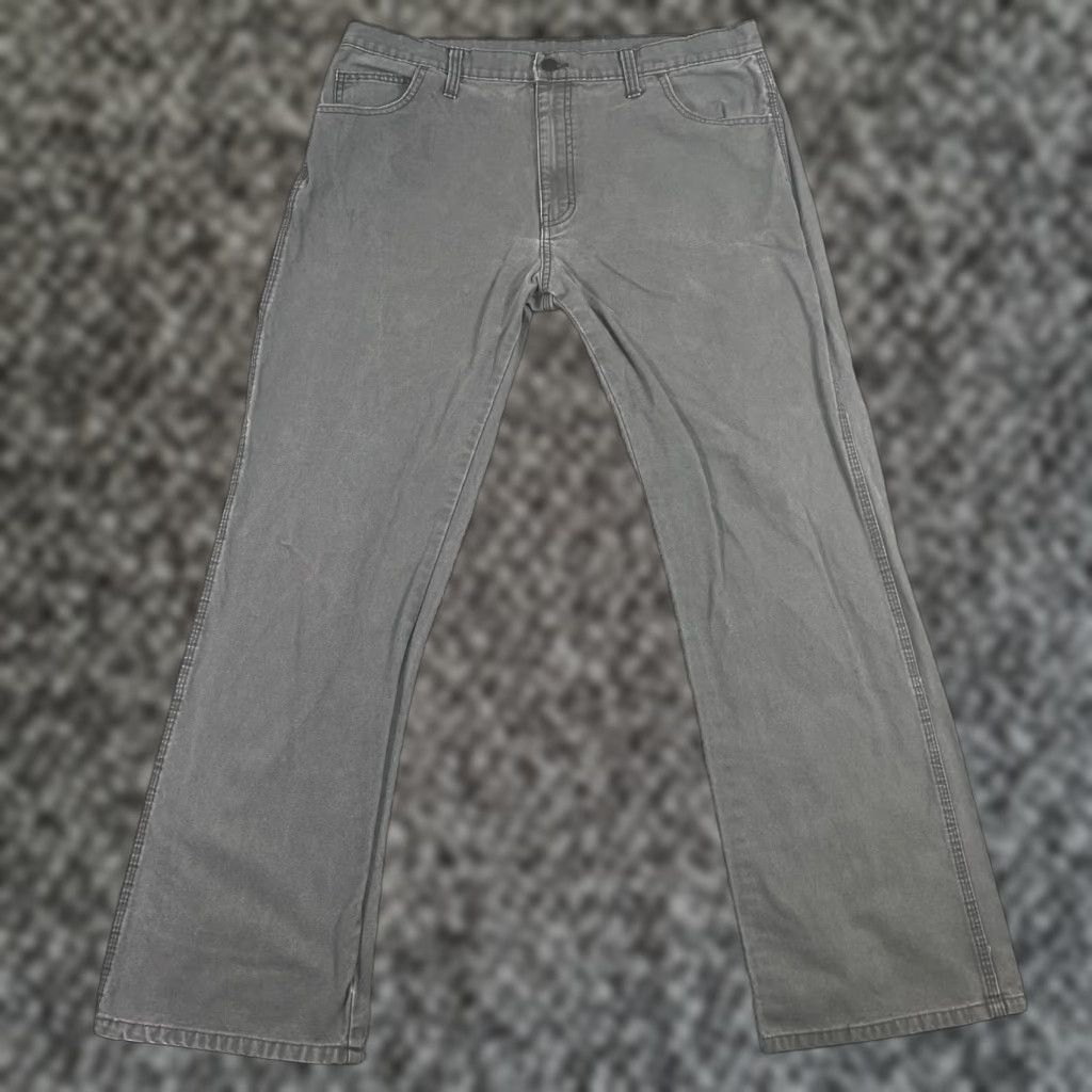 Dickies VINTAGE Dickies Carpenter Pants Men's Size 36x30 Cotton Canvas Gray Workwear Slim Fit Size US 36 / EU 52 - 1 Thumbnail