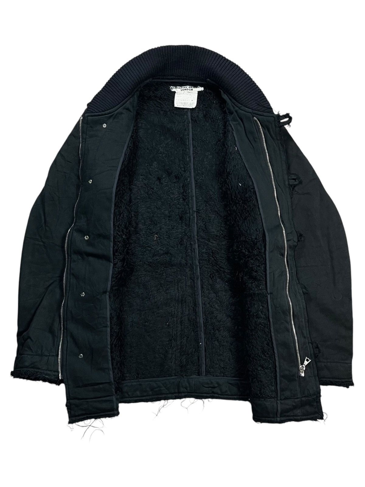 14th Addiction 1990s Katharine Hamnett - Raw Fringe Jacket Size US M / EU 48-50 / 2 - 2 Thumbnail