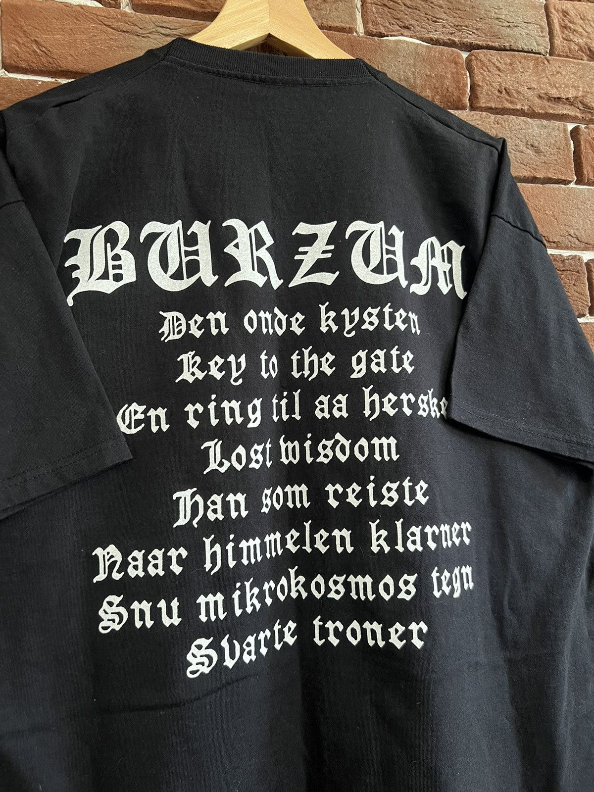 Band Tees Rare Burzum Det Som Black Metal Tshirt XXL Kanye opium Size US XXL / EU 58 / 5 - 4 Thumbnail