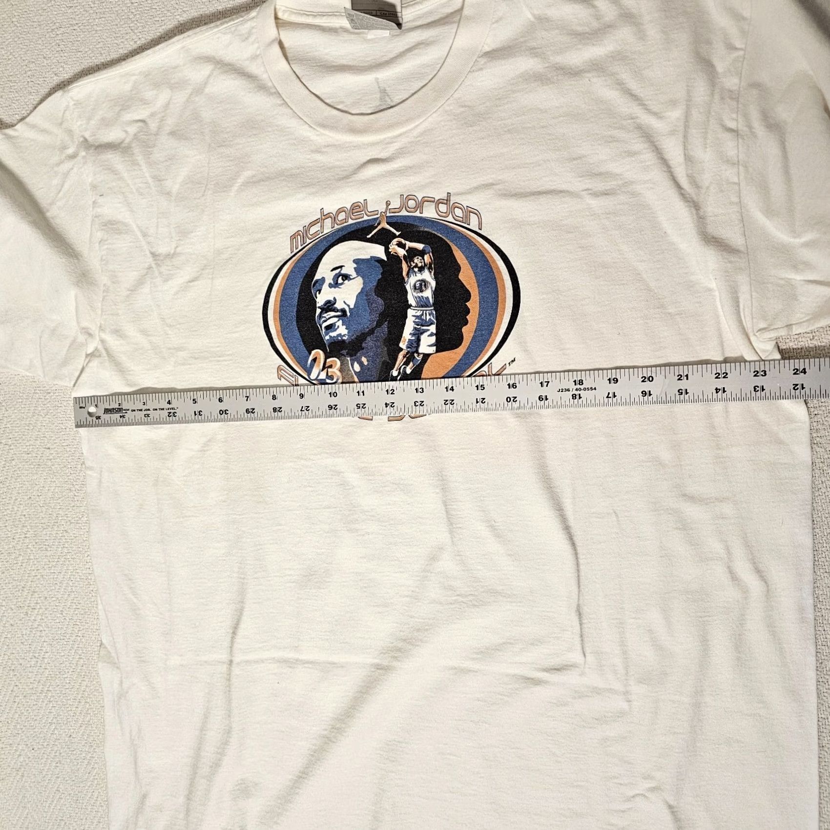 Nike Nike Retro Camp Shirt XL Michael Jordan Flight School White Short Sleeve Shirt Mens Nike Air Jordan Retro Basketball Graphic Print Logo Vintage Size US XL / EU 56 / 4 - 5 Thumbnail