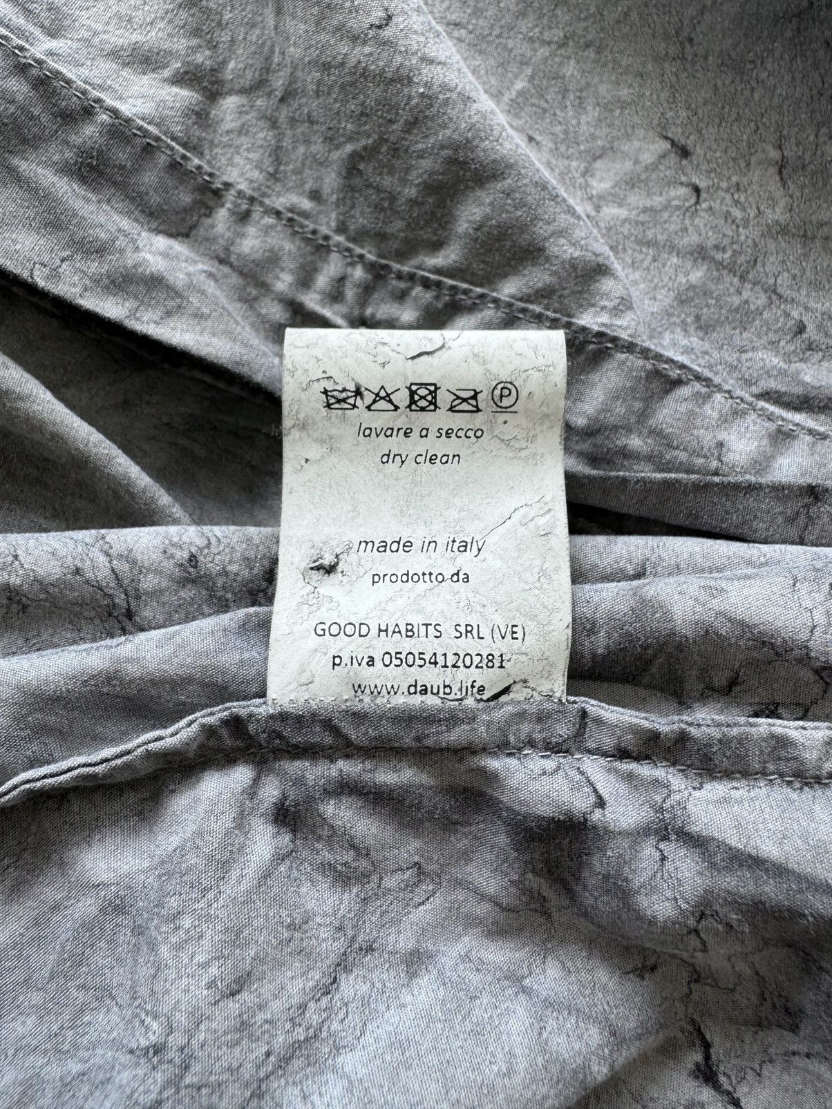 Rick Owens Daub SPRING-SUMMER Dyed Shirt Size US M / EU 48-50 / 2 - 5 Thumbnail