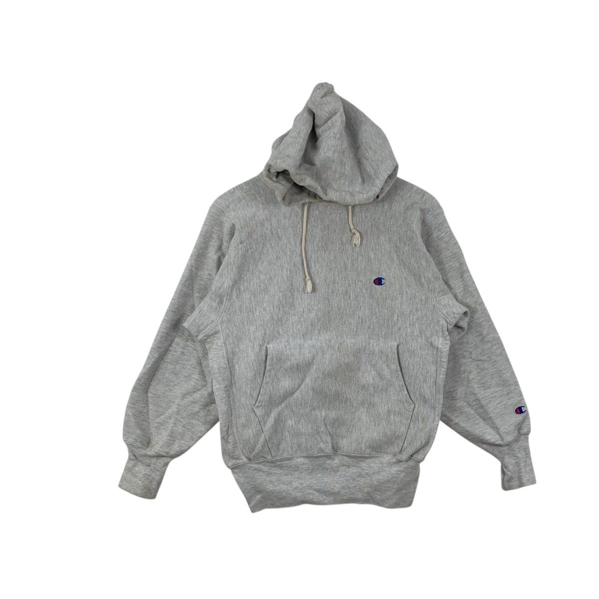 Vintage 90’ CHAMPION REVERSE WEAVE Gray Pullover Hoodie