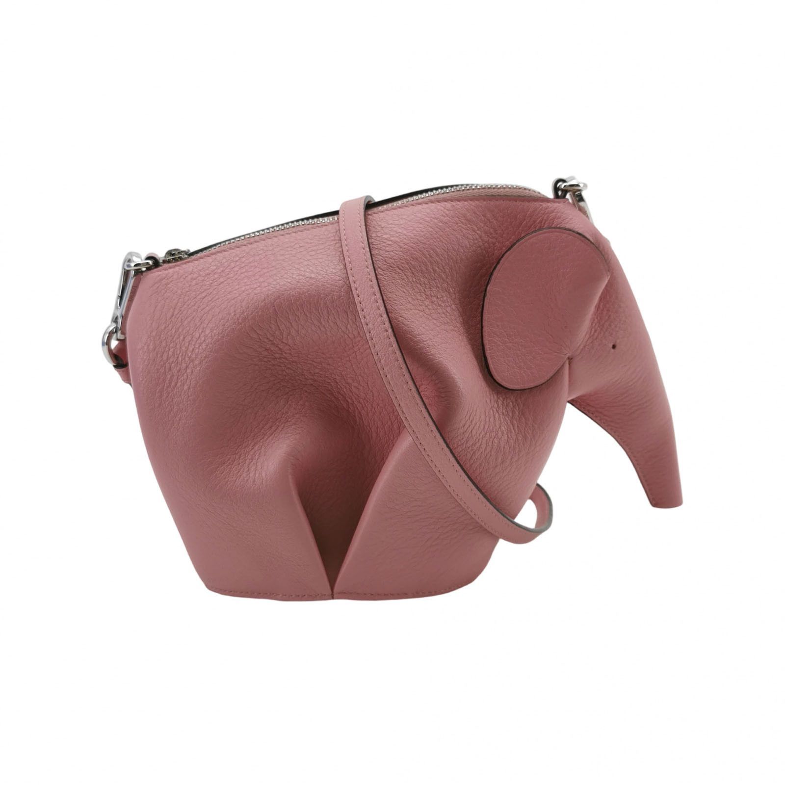 Loewe Loewe Elephant Mini Pink Leather Crossbody Bag Size ONE SIZE - 1 Thumbnail