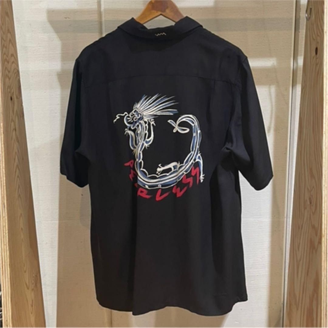 Visvim visvim Dragon Embroidered Short-Sleeve Shirt Size US L / EU 52-54 / 3 - 1 Thumbnail