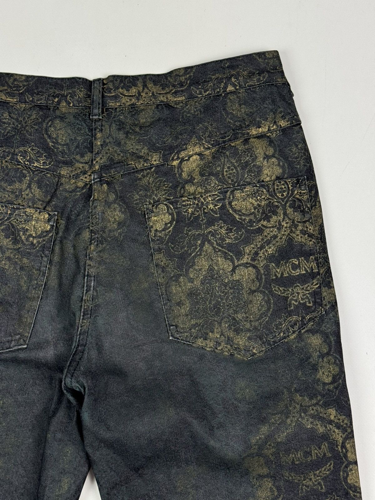 MCM Vintage Faded MCM Monogram Graphic Pants Size 31" - 15 Thumbnail