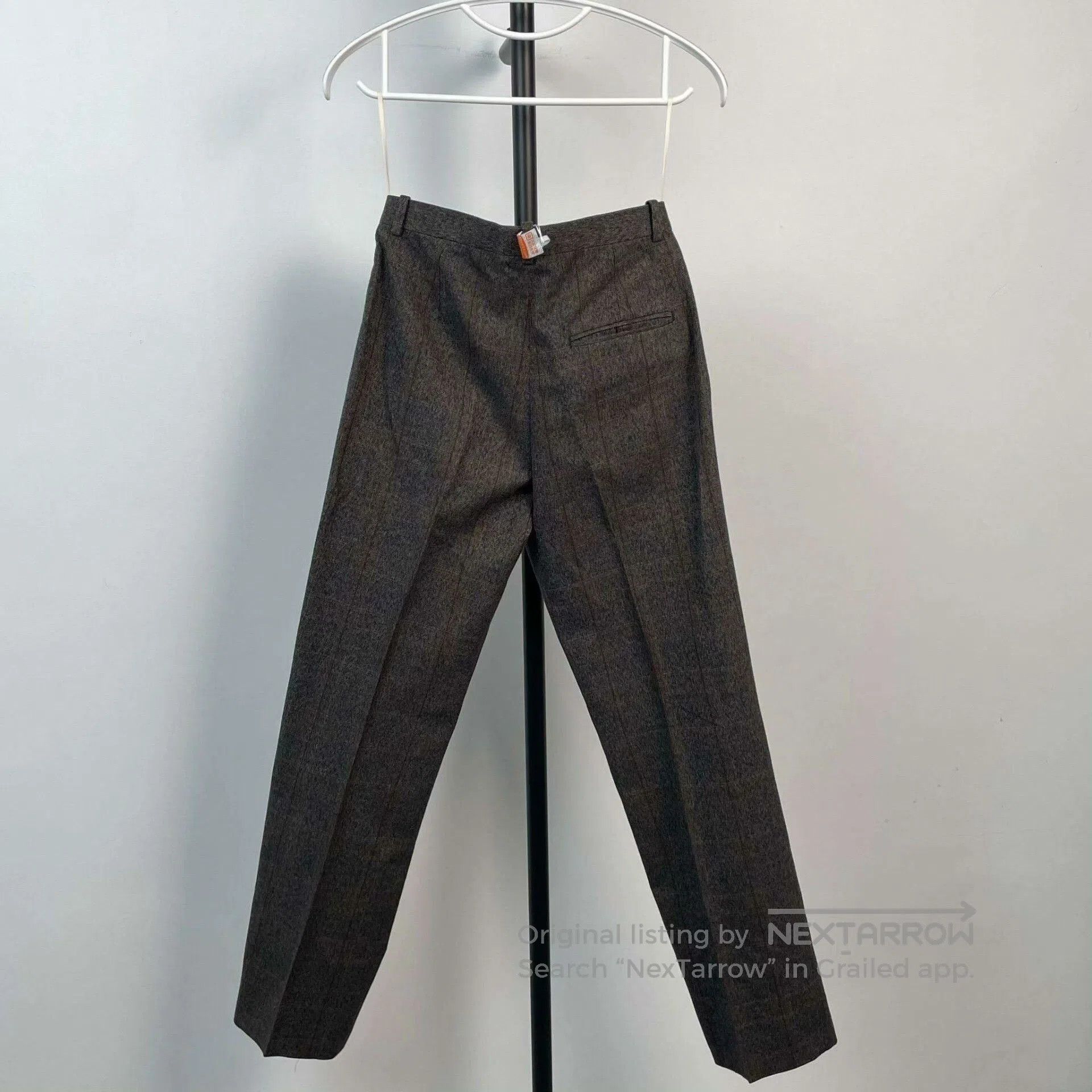 Hermes Hermès Wool Trousers Gray Size 34. Size US 34 / EU 50 - 2 Thumbnail