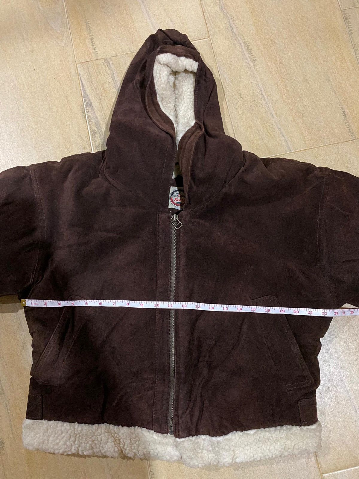 Vintage Vintage Keins Shearling Leather Jacket Size US L / EU 52-54 / 3 - 8 Thumbnail