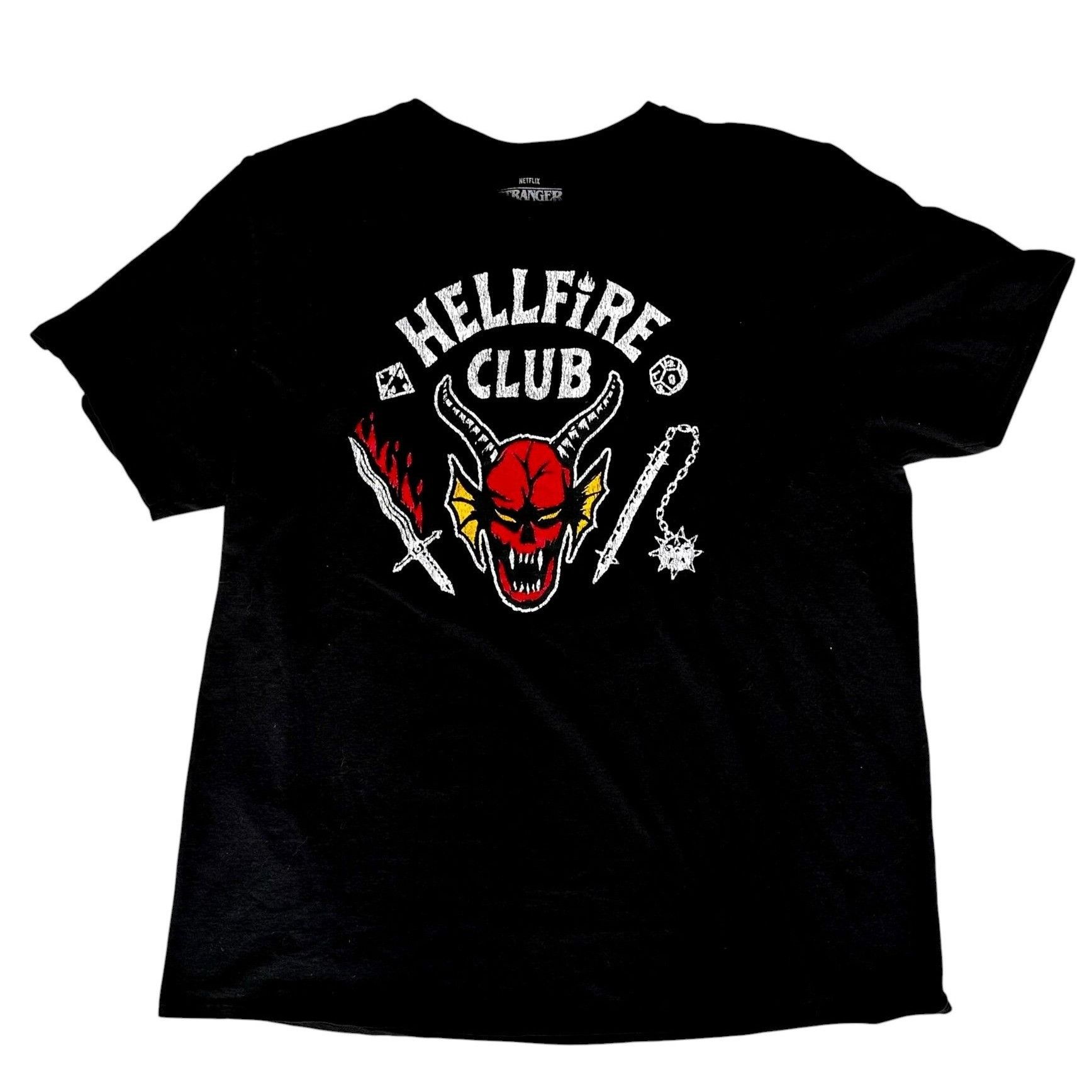 Other Stranger Things Hellfire Club T Shirt 2X Netflix Black Hallo Size US XXL / EU 58 / 5 - 3 Thumbnail