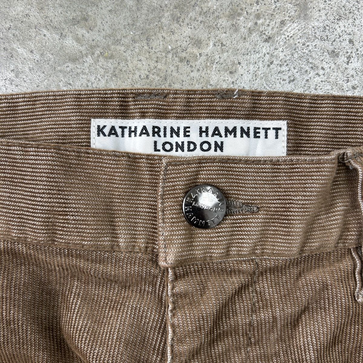 Katharine Hamnett London Katherine Hamnett London Corduroy Pants Size US 30 / EU 46 - 6 Thumbnail