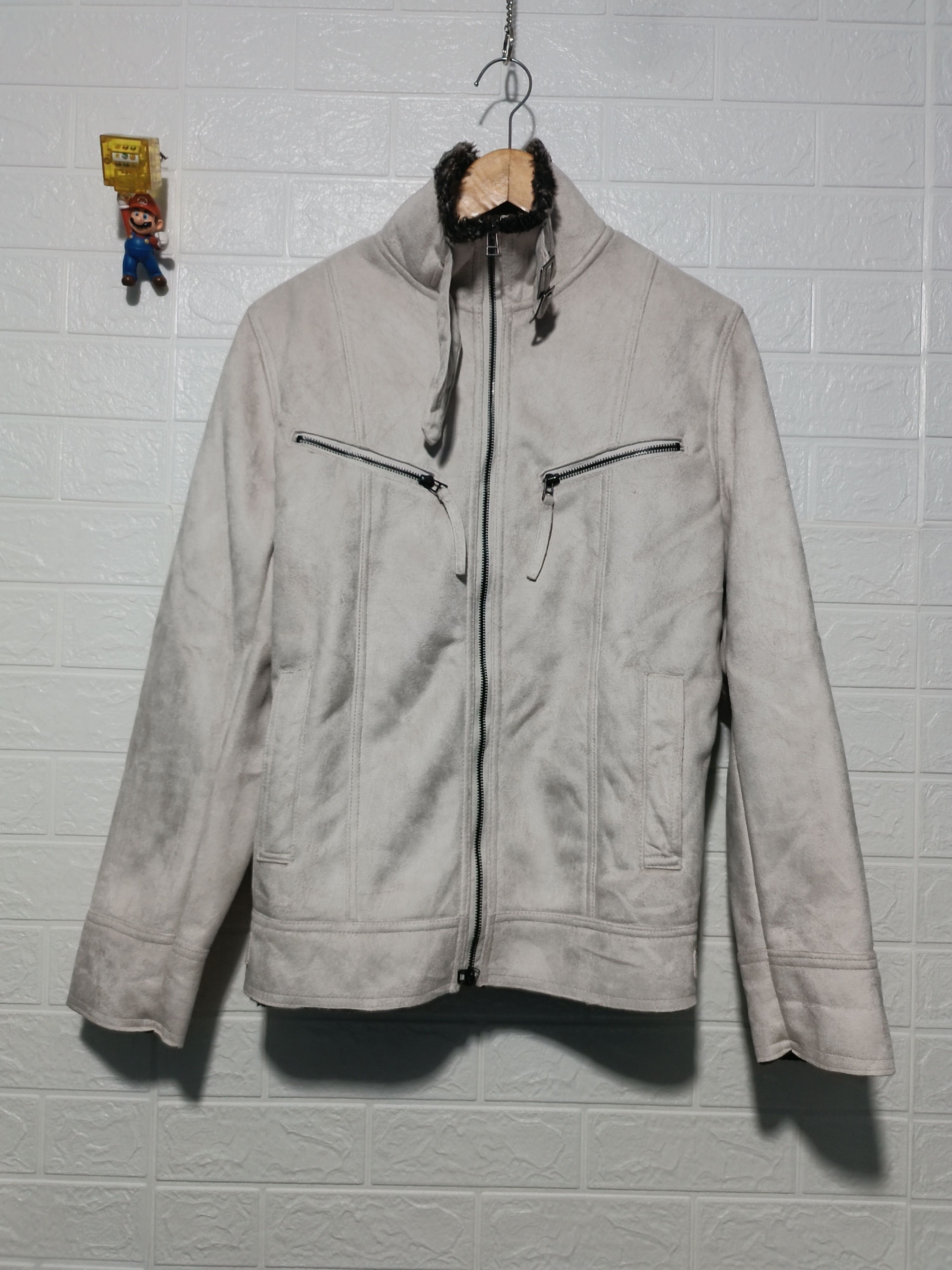 Japanese Brand Japanese Faux Fur Biker Winter Jacket Ifsixwasnine Style Size US M / EU 48-50 / 2 - 1 Thumbnail