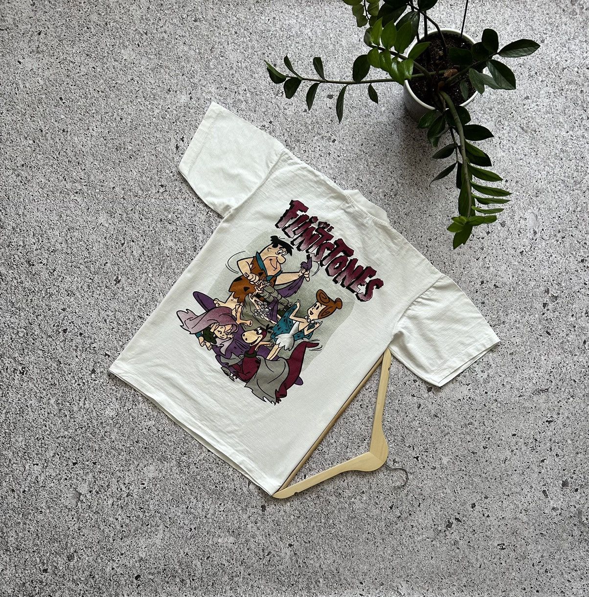 Cartoon Network × Vintage Vintage 90ʼs Cartoon THE FLINTSTONES T-Shirt Size US L / EU 52-54 / 3 - 1 Thumbnail