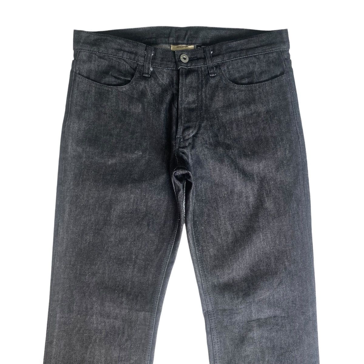 RIPVANWINKLE RIP VAN WINKLE Denim Flare Jeans Black Size US 29 - 3 Thumbnail