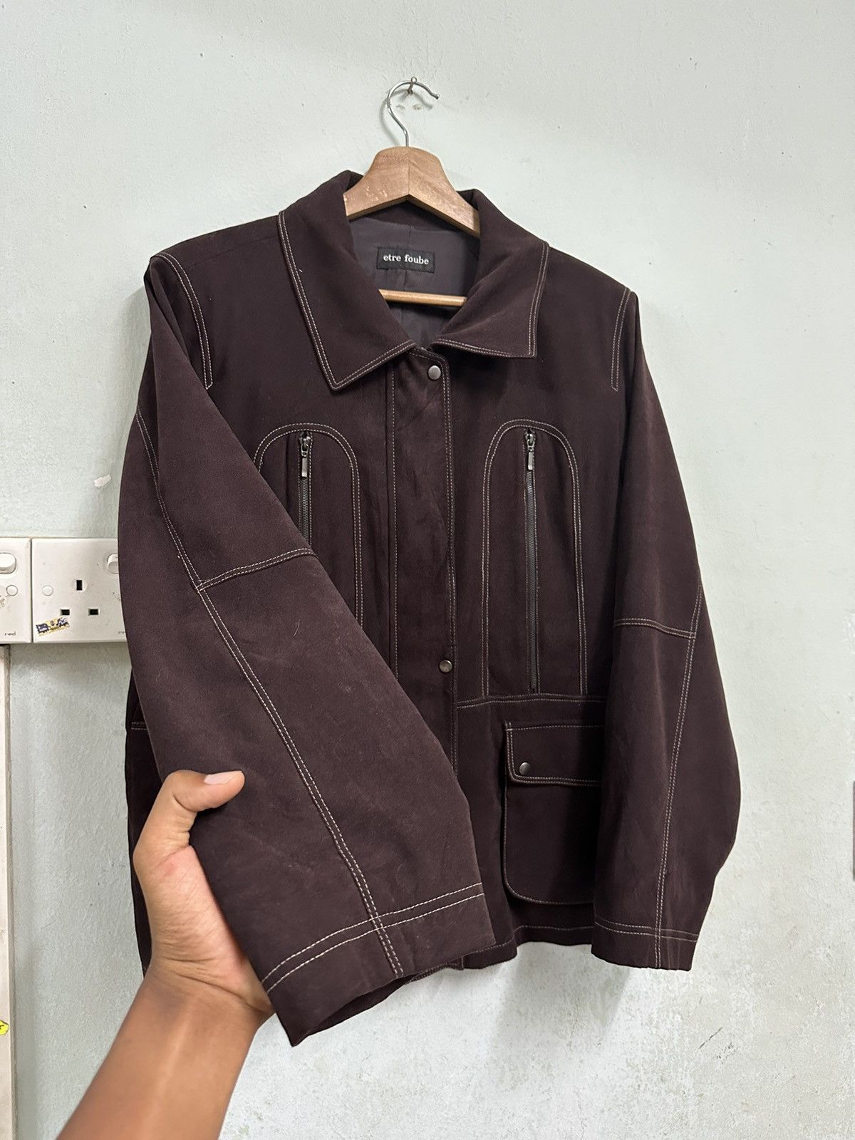 Japanese Brand 👹Vintage Etre Furbe Rare Design Utility Jacket Size US M / EU 48-50 / 2 - 7 Thumbnail