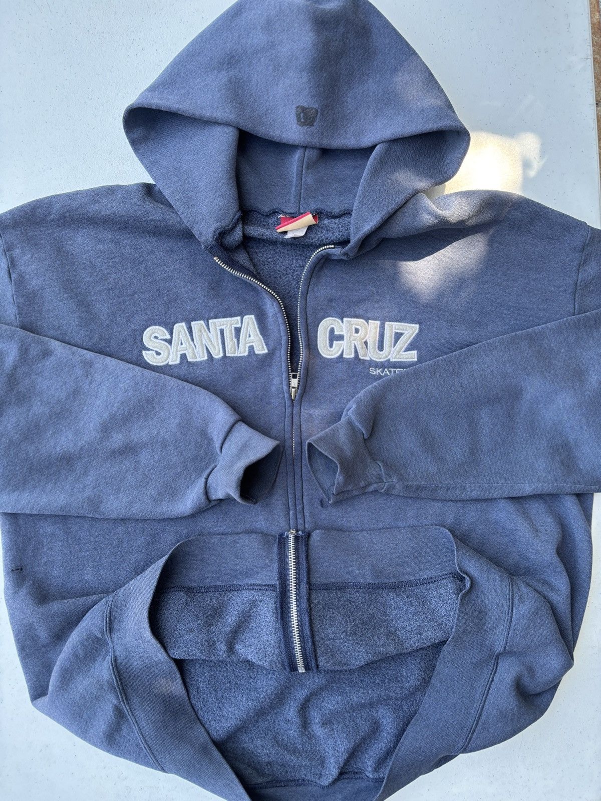Santa Cruz Skateboards 90s santa cruz zip up hoodie Size US XL / EU 56 / 4 - 4 Thumbnail