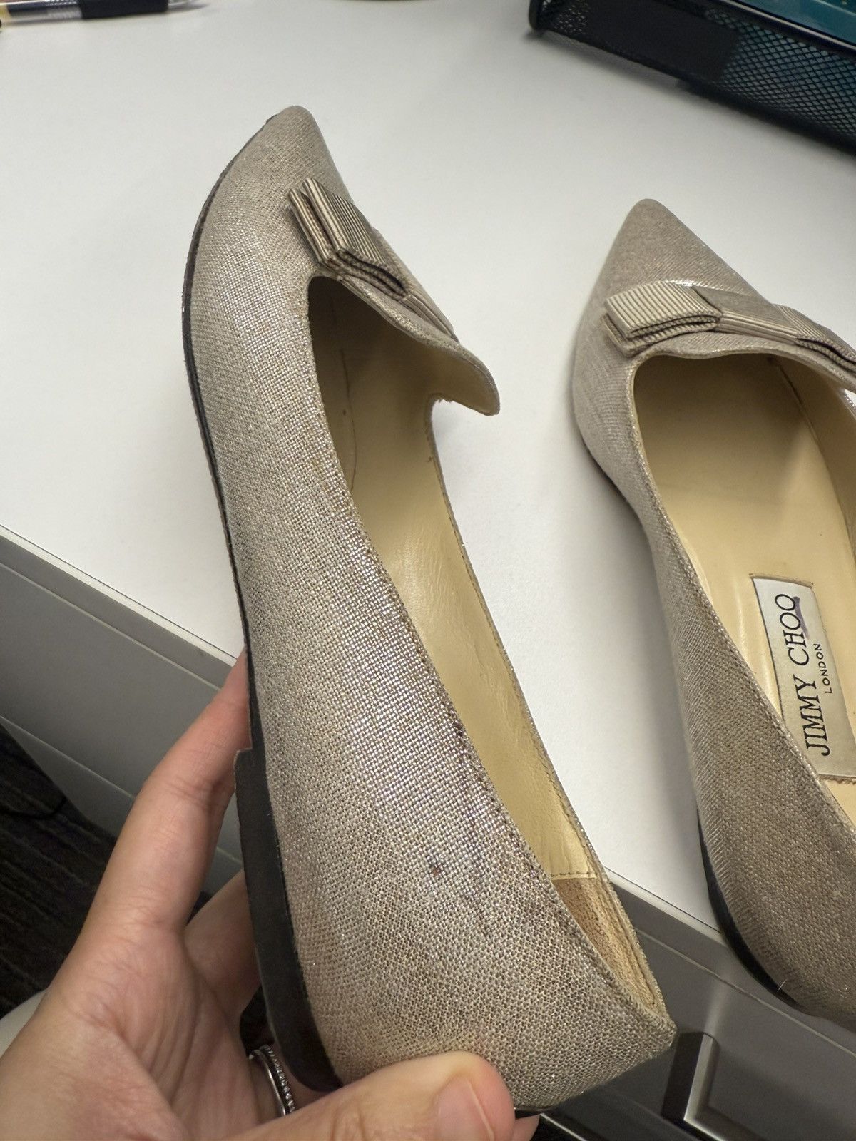 Jimmy Choo Jimmy choo women flat with bow Size US 7 / IT 37 - 7 Thumbnail