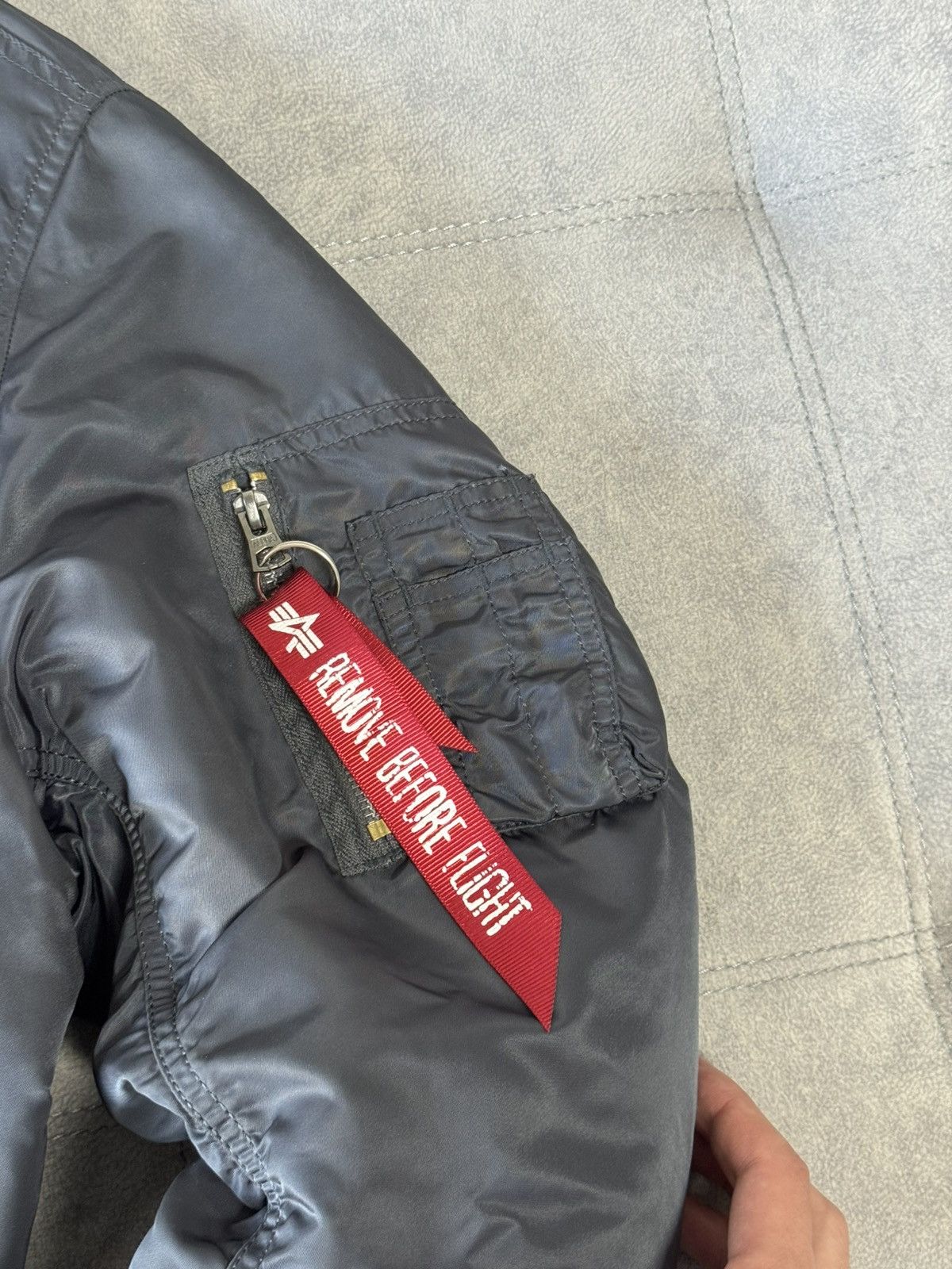 Alpha Industries × Vintage Vintage Alpha Industries MA-1 flyers bomber jacket military Size US S / EU 44-46 / 1 - 9 Thumbnail