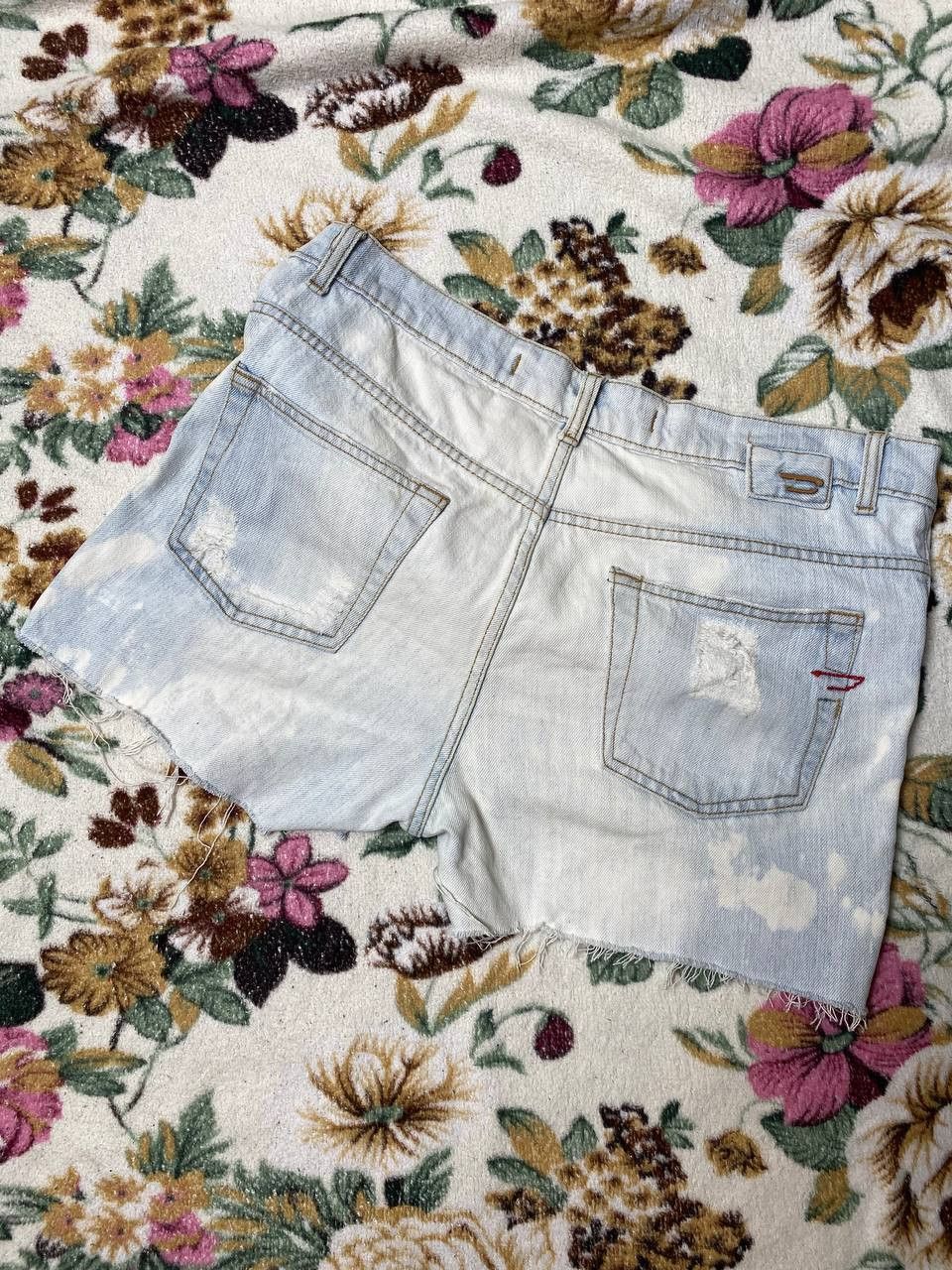 Diesel Diesel Industry Denim Shorts Mens Embroidered Logo Size US 33 - 14 Thumbnail
