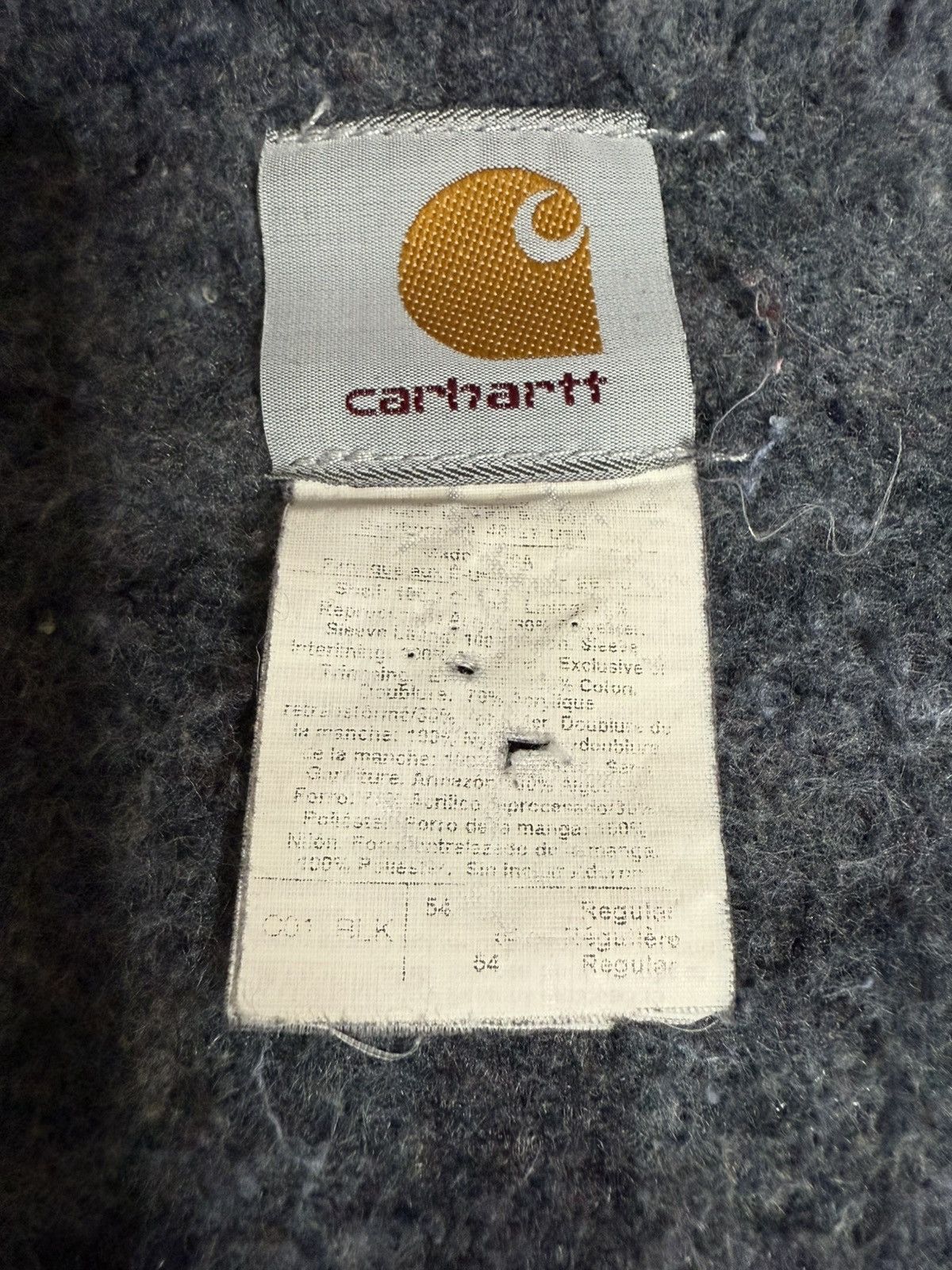 Carhartt VTG Carhartt Men's Black C01 Chore Jacket XXXL 54 Size US XXL / EU 58 / 5 - 4 Thumbnail