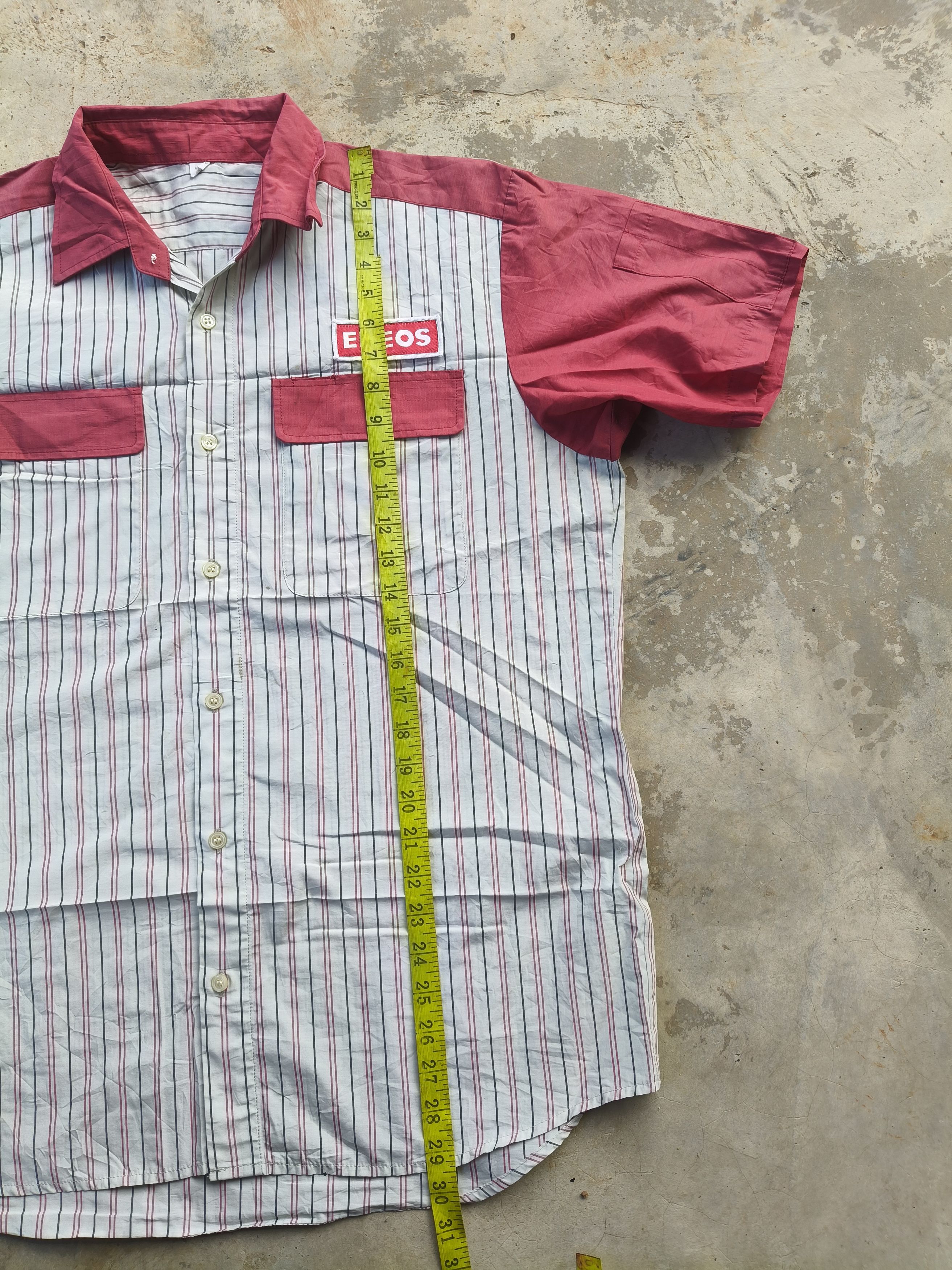 Japanese Brand ENOES Workers Button Up Shirt Size US XL / EU 56 / 4 - 7 Thumbnail