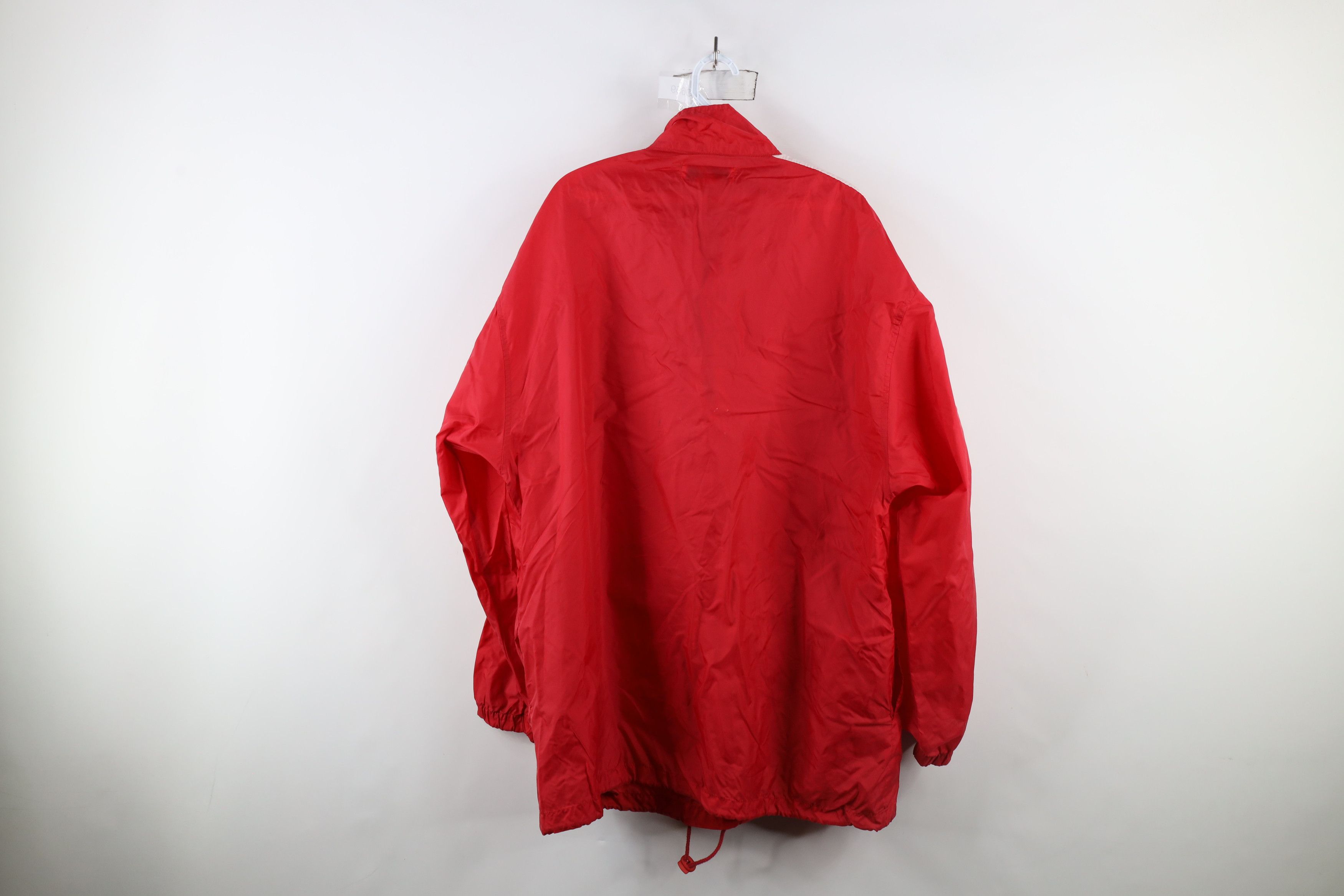 Vintage Vintage Y2K 2000 Millennium Half Zip Windbreaker Jacket Red Size US XL / EU 56 / 4 - 13 Thumbnail