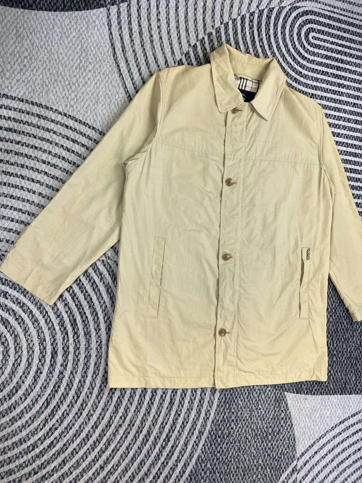 Burberry Vintage Burberry London In Beige Cotton Jacket Size US M / EU 48-50 / 2 - 4 Thumbnail