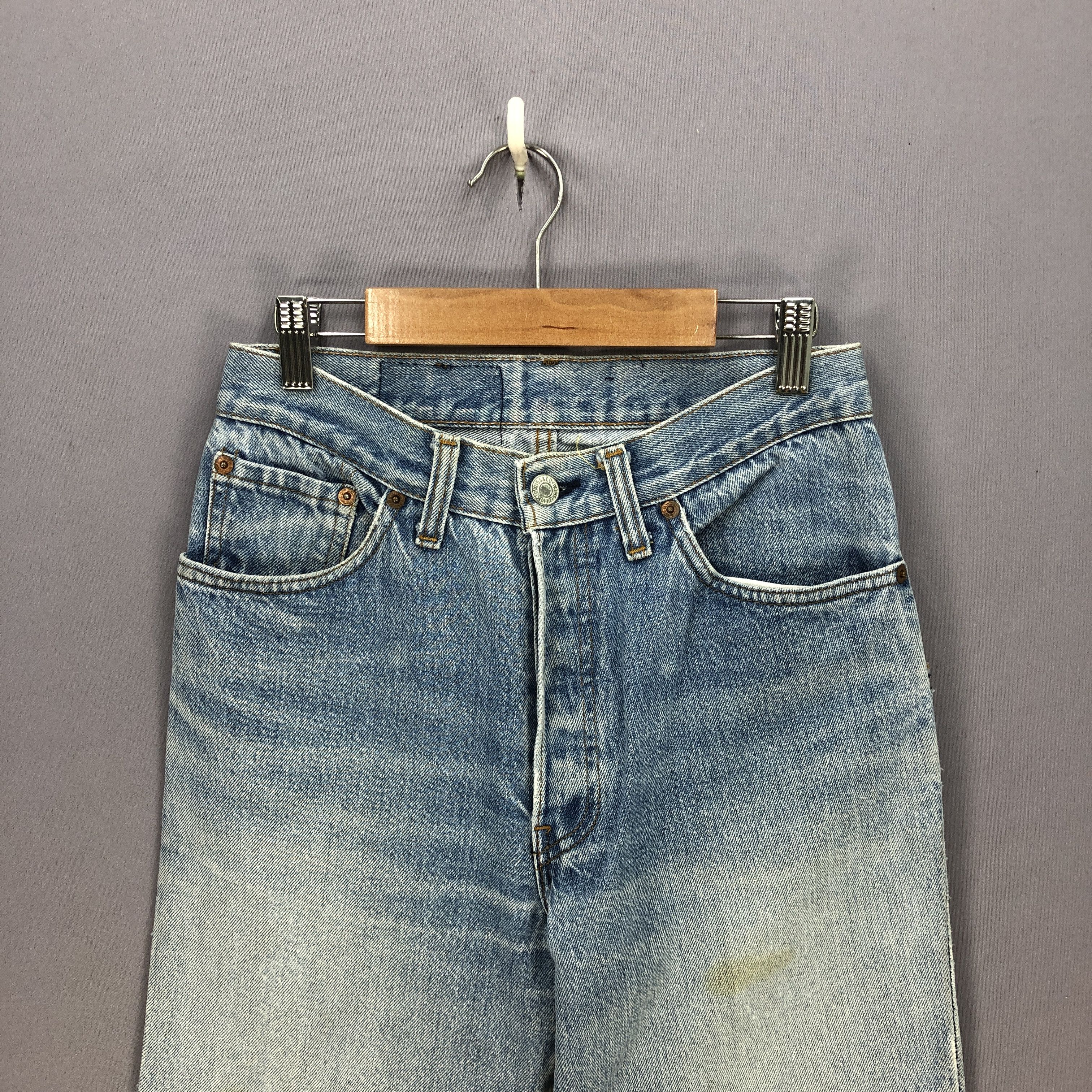 Levi's × Vintage Vintage 60s Levis 501 Distressed Faded Jeans Denim Pants Size US 26 / EU 42 - 5 Thumbnail