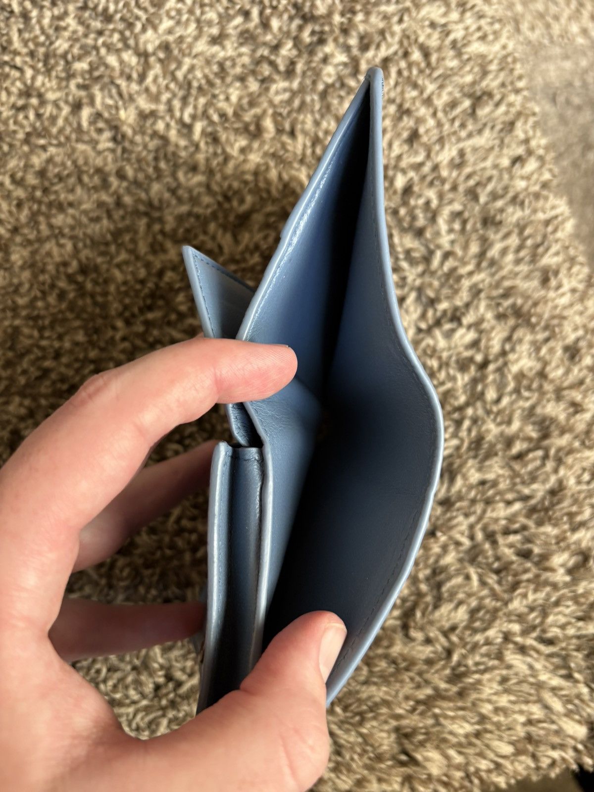 Balenciaga Balenciaga Blue Denim Wallet Size ONE SIZE - 4 Thumbnail