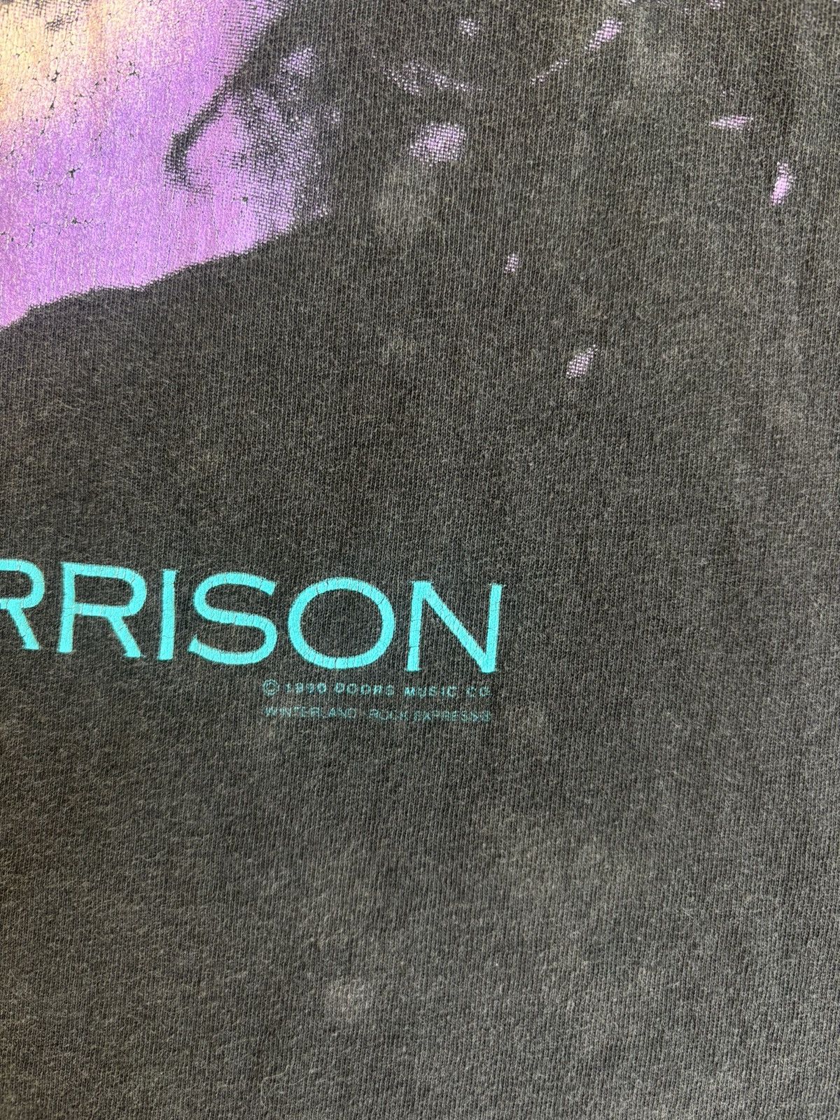 Hanes RARE Vintage 1990 Jim Morrison The Doors Dance On Fire Size US L / EU 52-54 / 3 - 3 Thumbnail